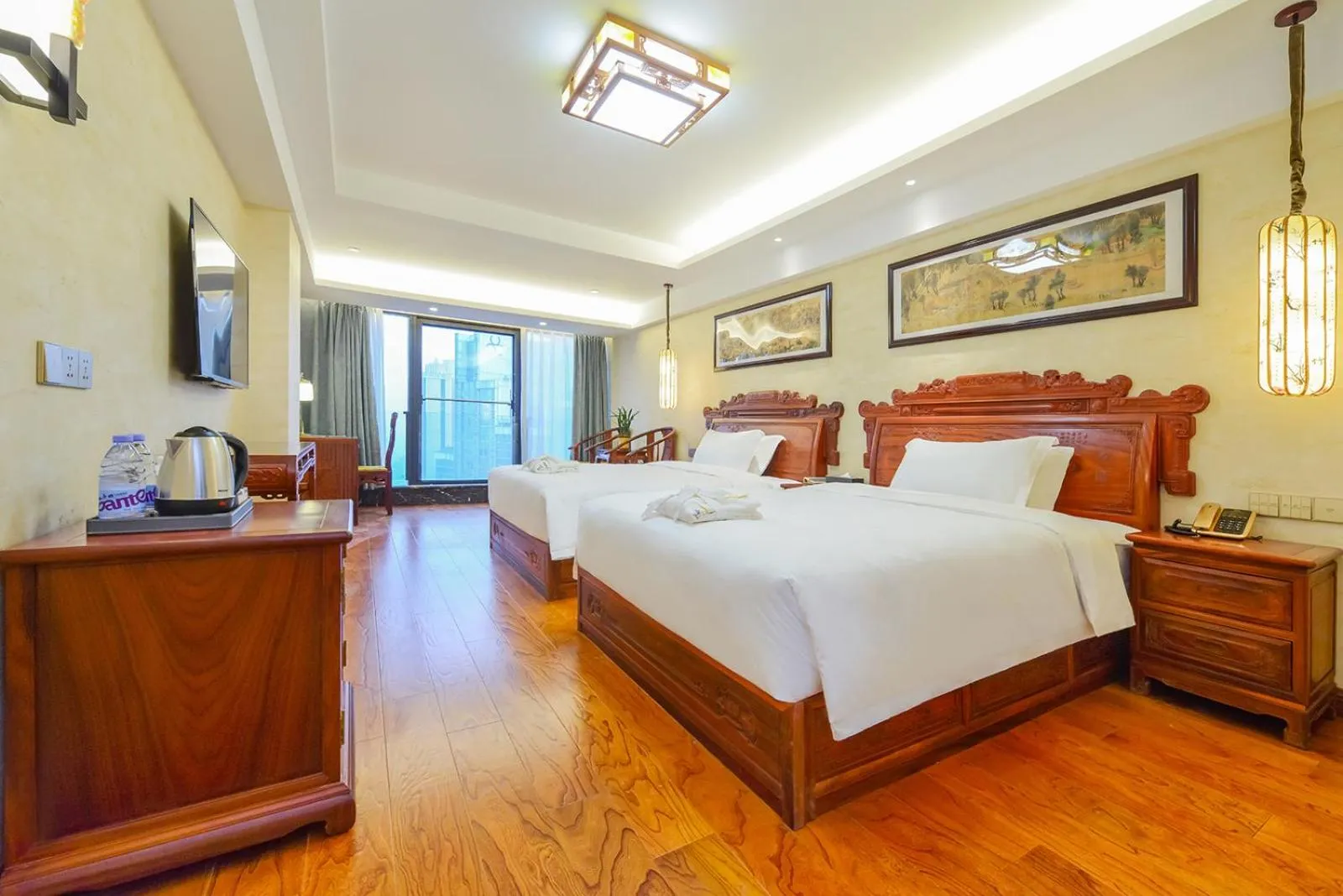 Bed in Mercure Chongqing Downtown