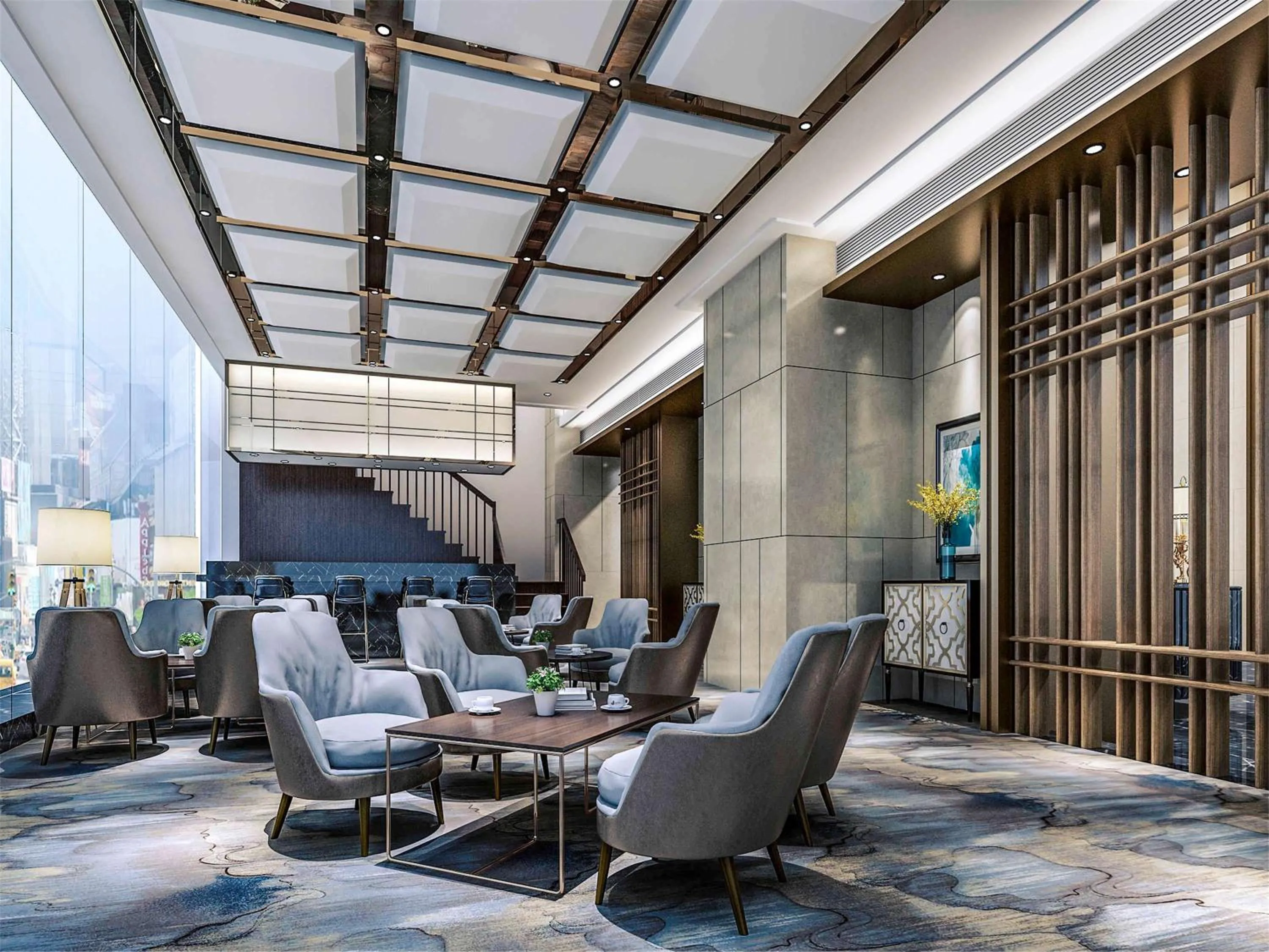 Lounge or bar in Mercure Chongqing Downtown
