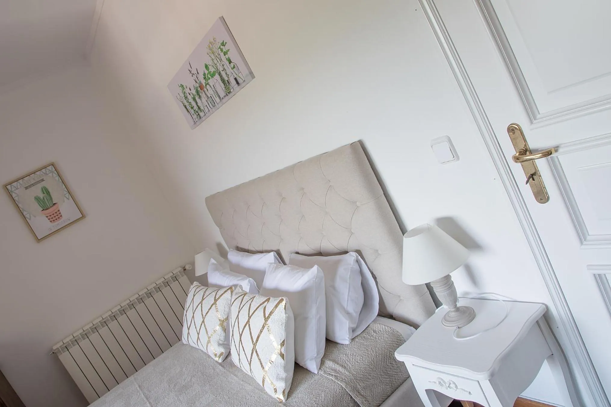 Bed in The Rooftop Suites