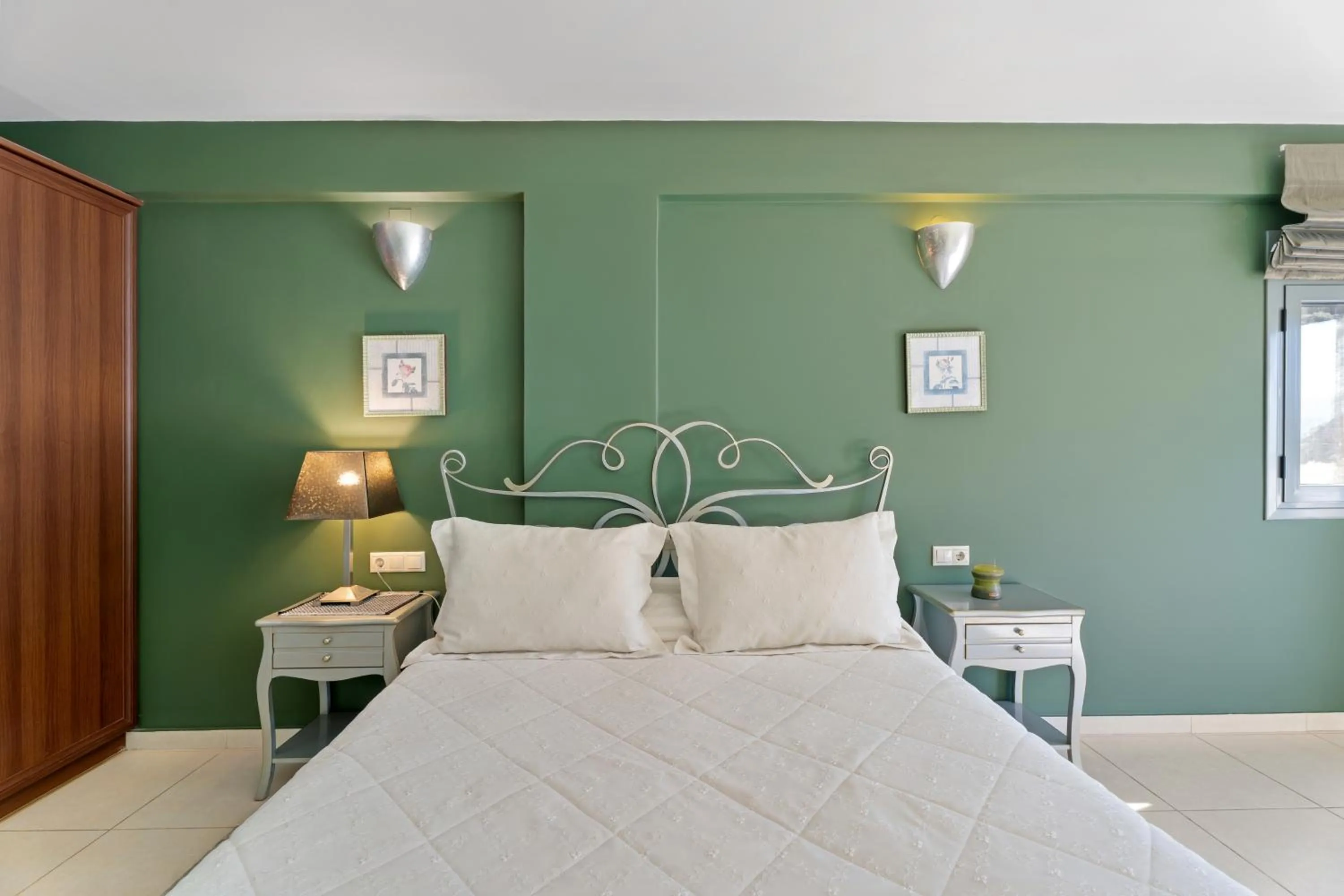 Bed in Aerinon Guesthouse