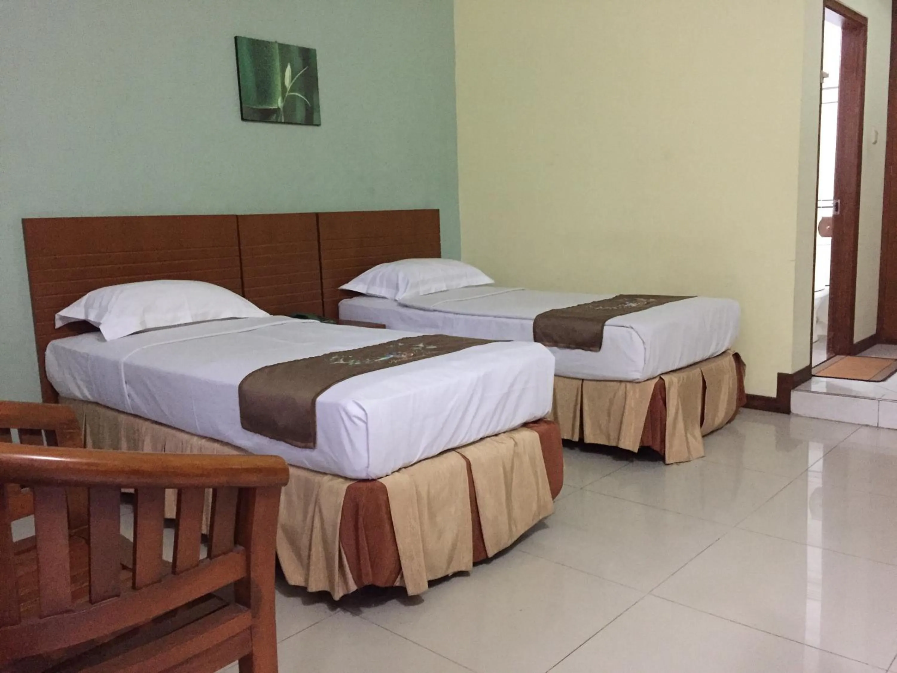 Bed in Mandalawangi Hotel Syariah