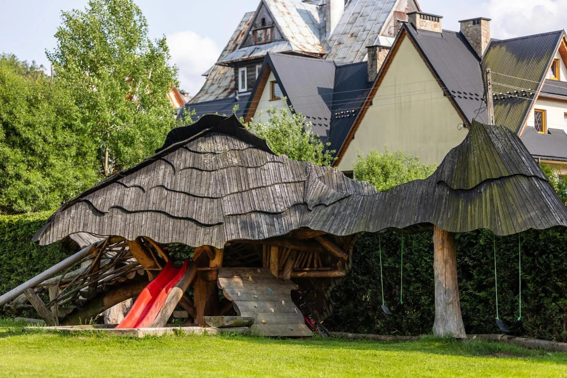 Garden view in Willa Bystry Potok