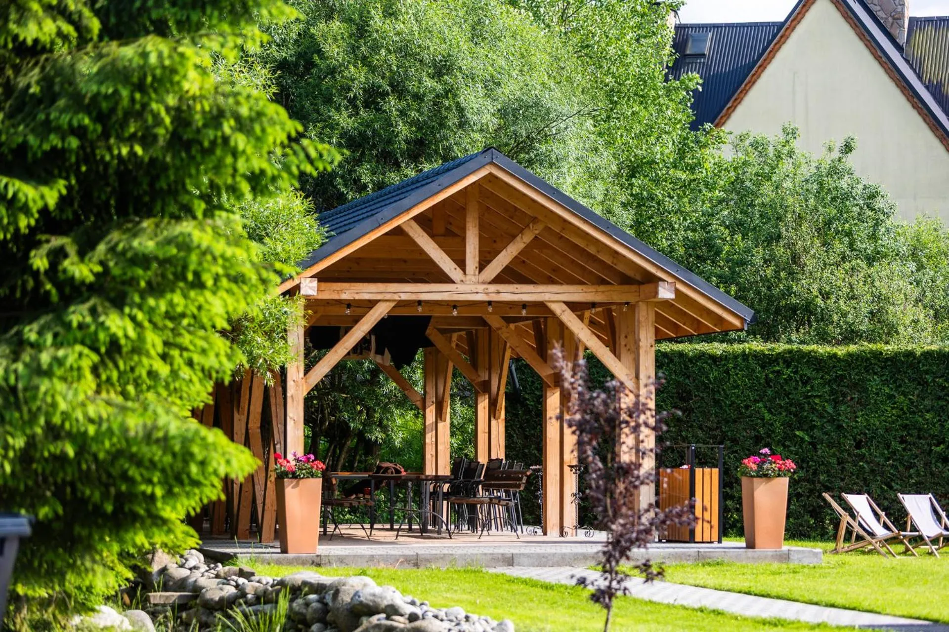 Garden in Willa Bystry Potok