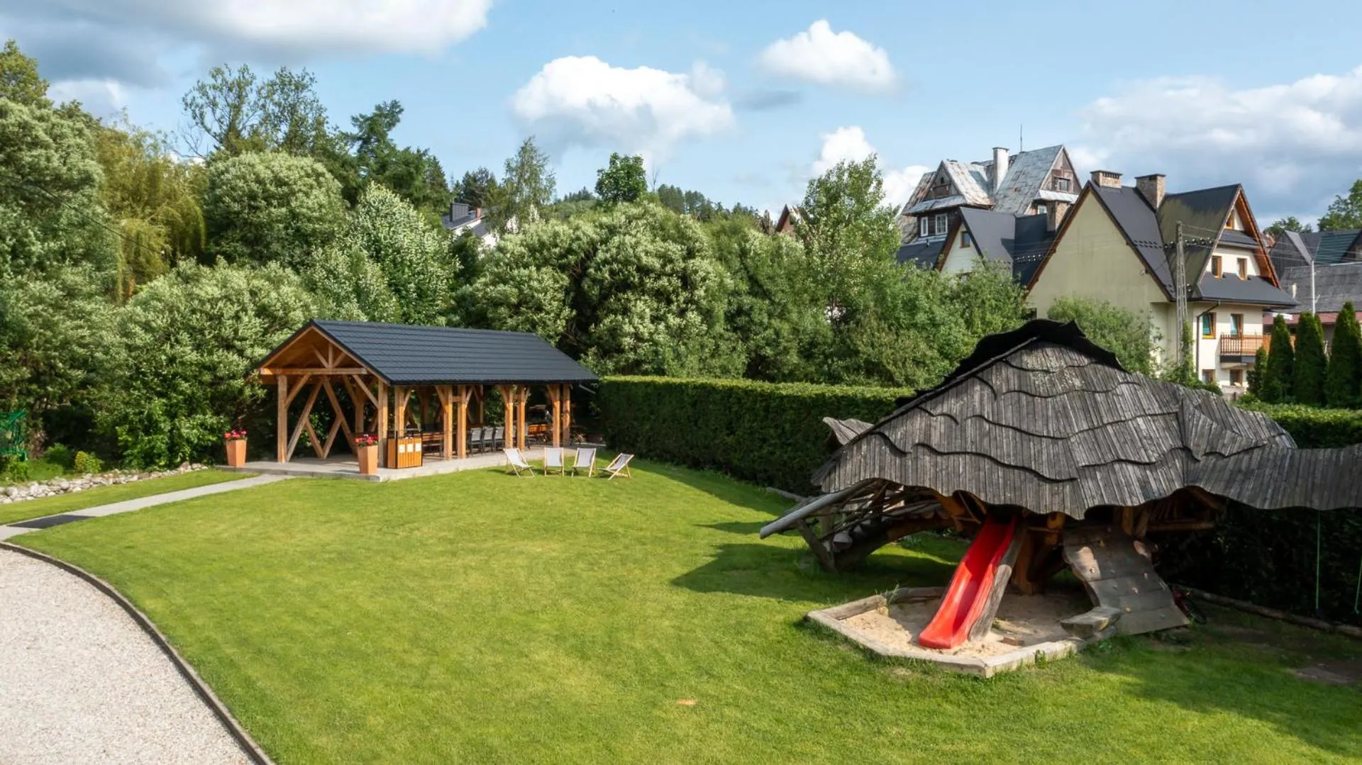 Garden in Willa Bystry Potok