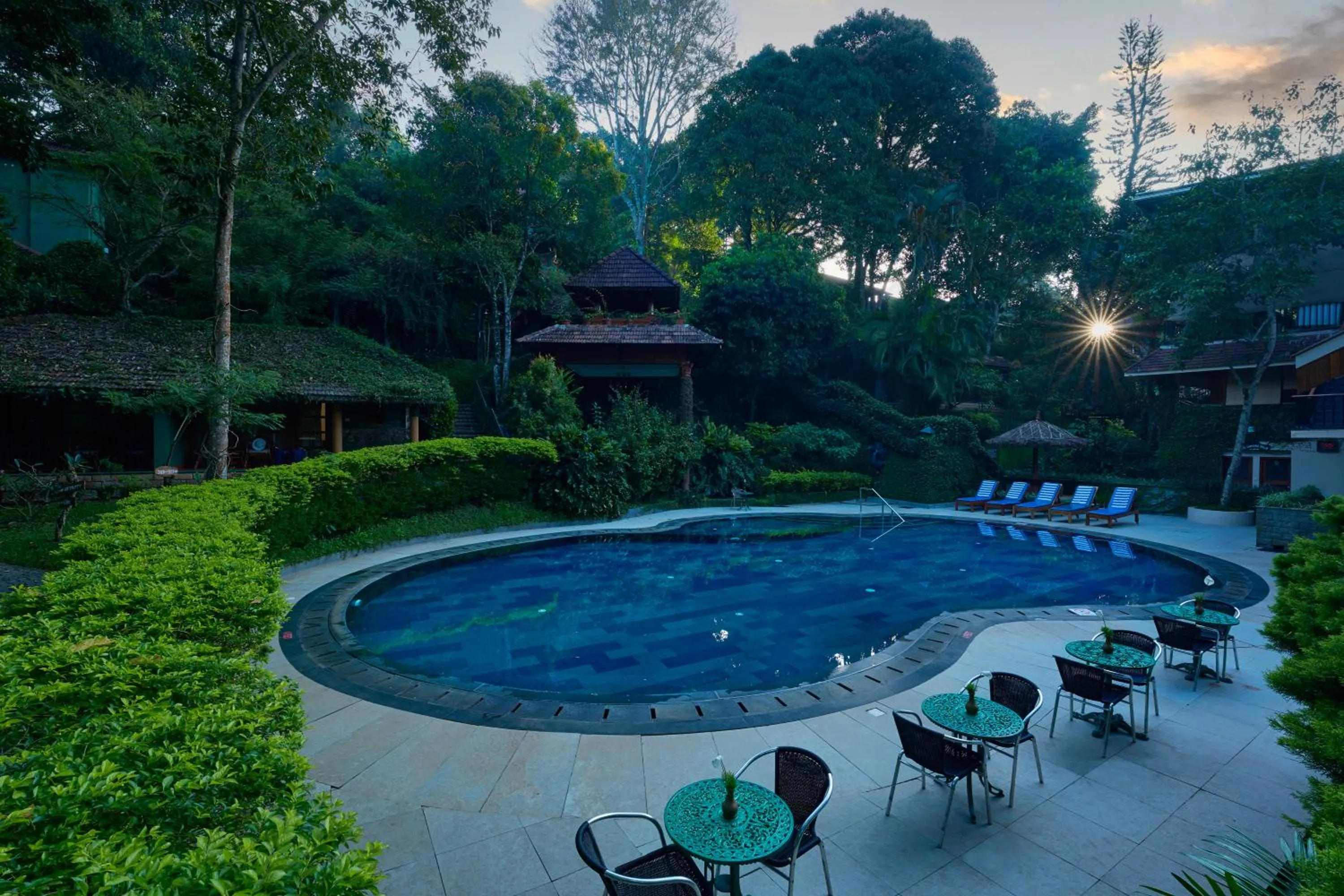 Garden view in Cardamom County by Xandari