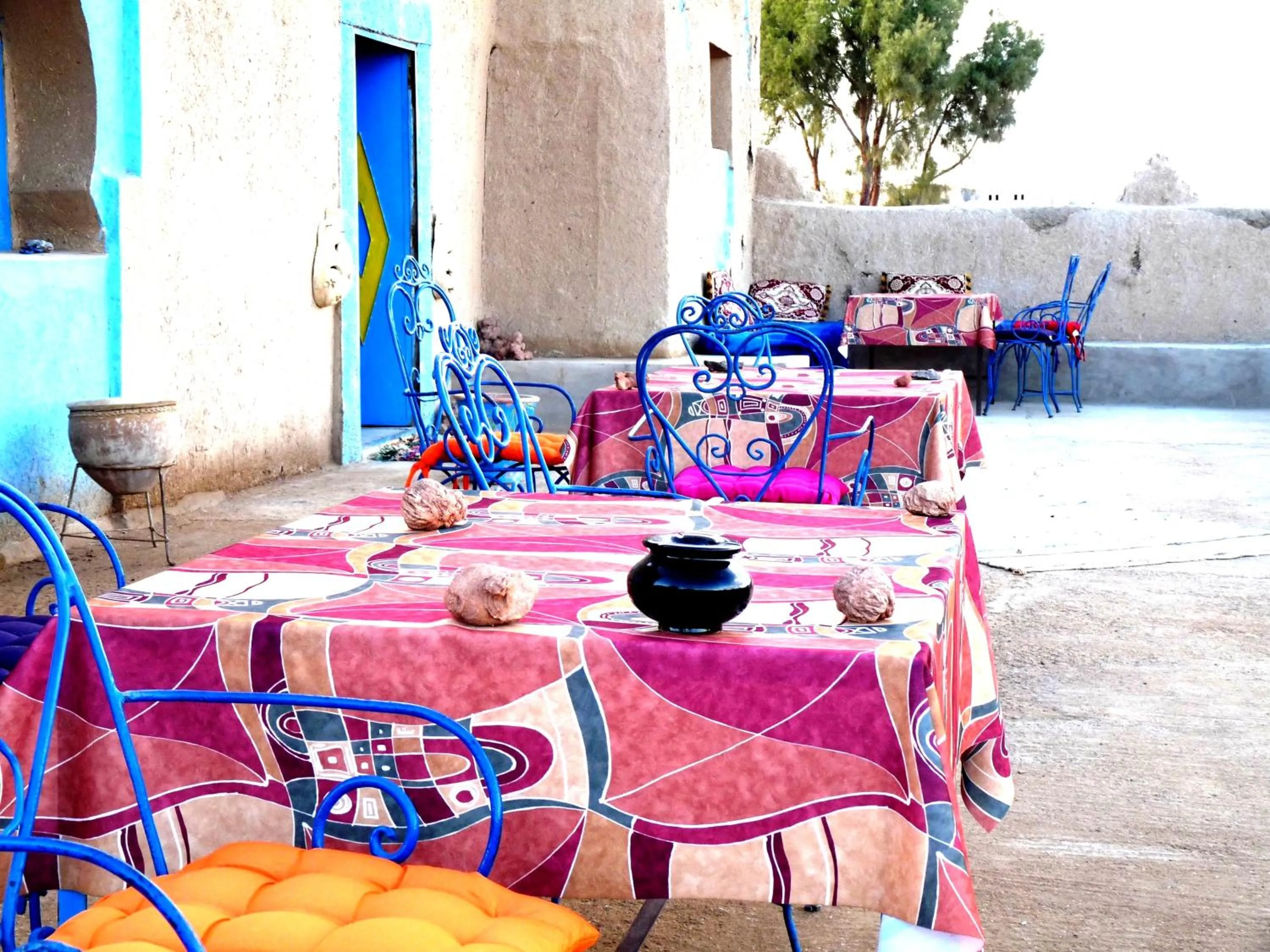 Balcony/Terrace in La Vallée des Dunes - Auberge, randonnées et circuits