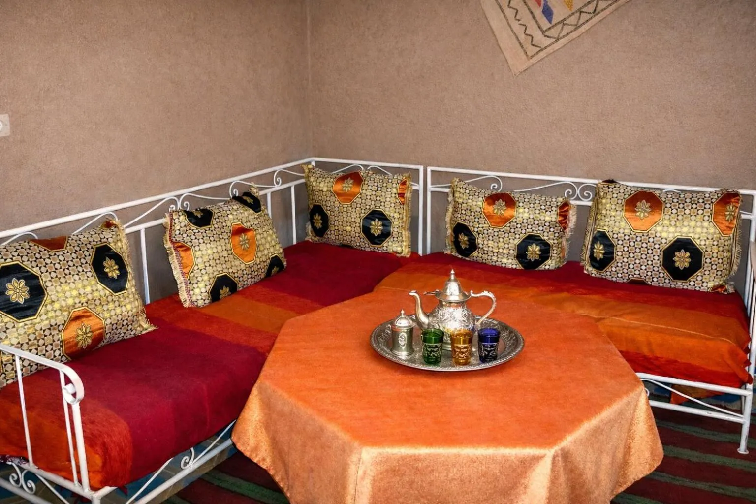 Living room in La Vallée des Dunes - Auberge, randonnées et circuits