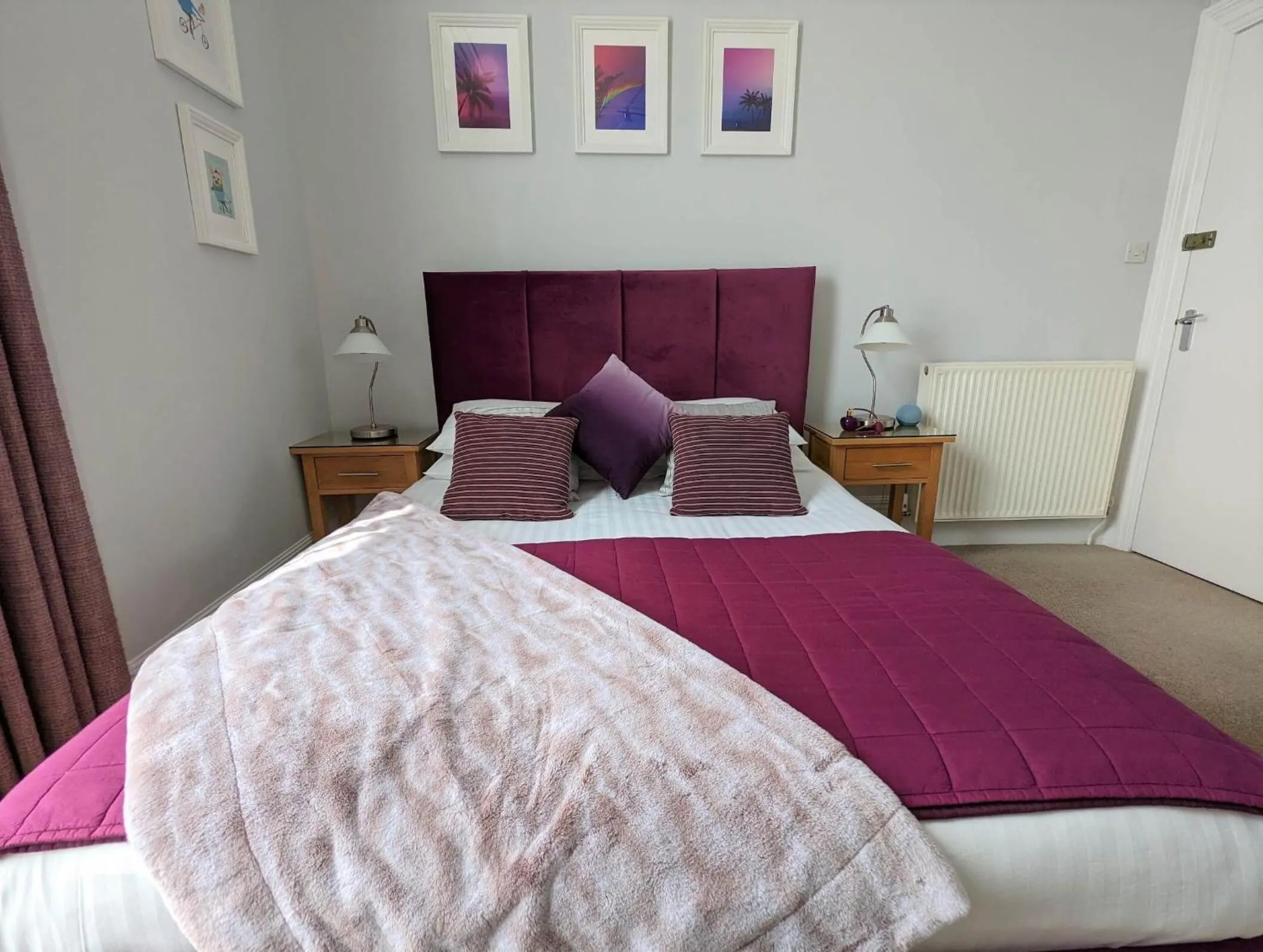 Bedroom, Bed in Villa Marina