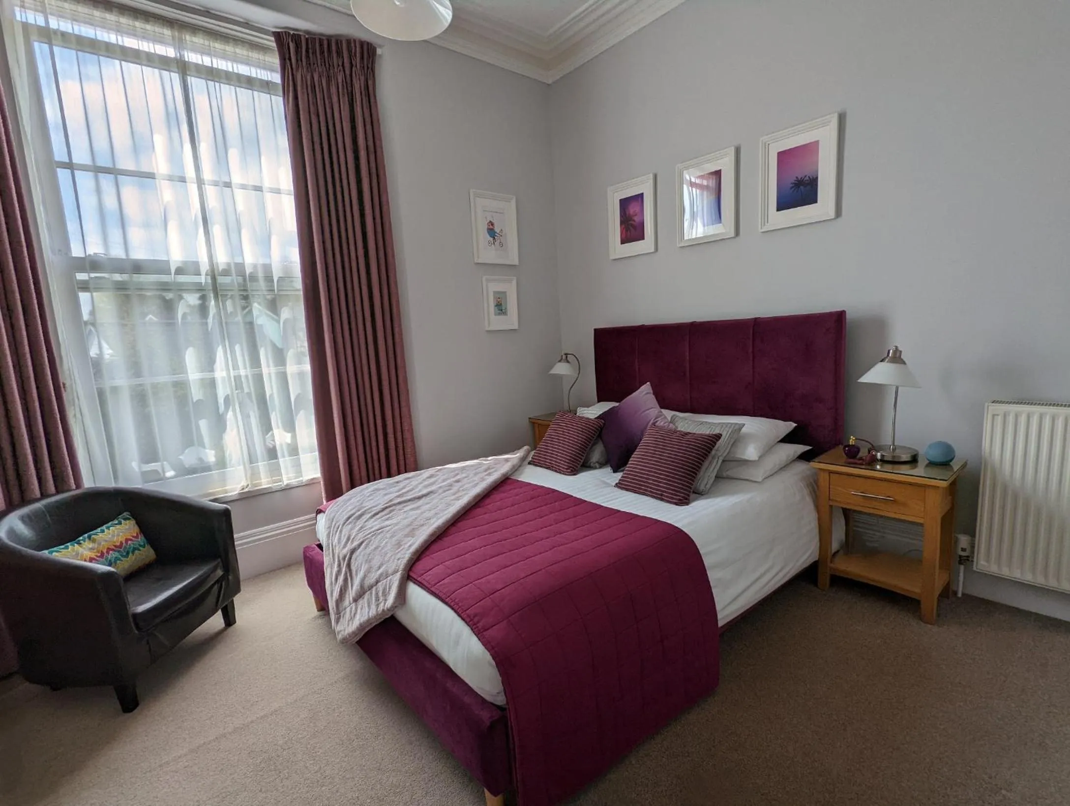 Bedroom, Bed in Villa Marina