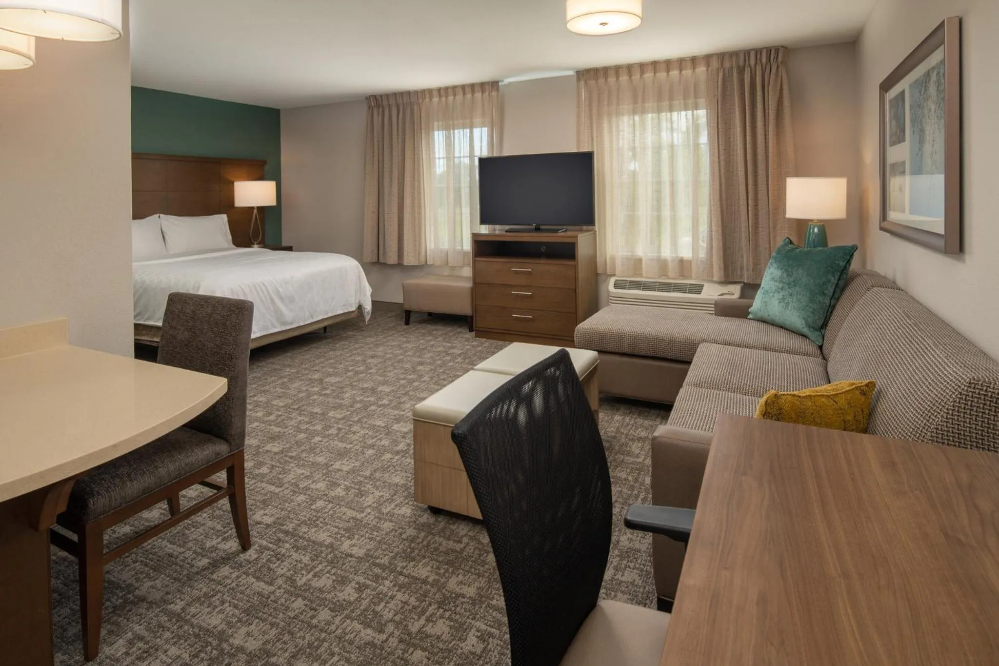Photo of the whole room, Bed in Staybridge Suites - Hillsboro North by IHG