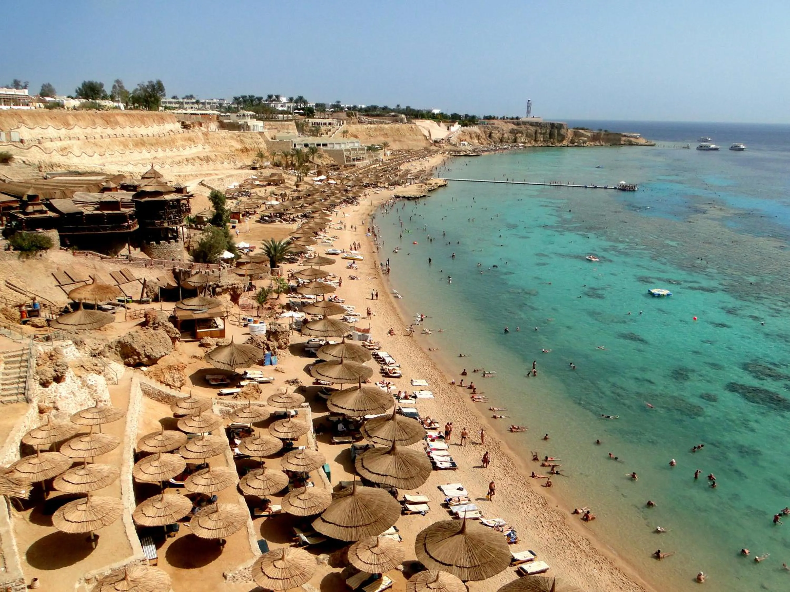 Beach in Sharm Holiday Resort