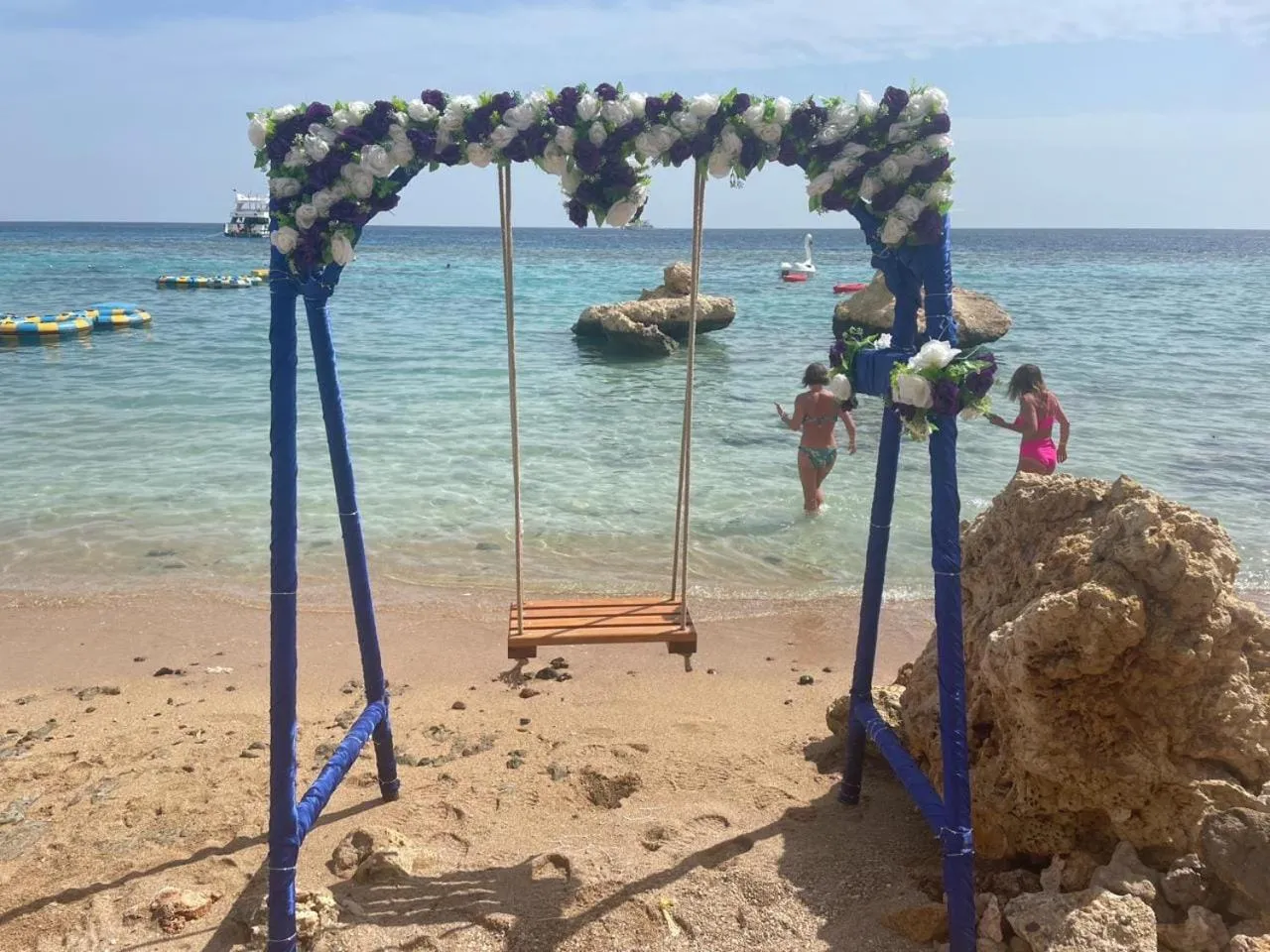 Beach in Sharm Holiday Resort