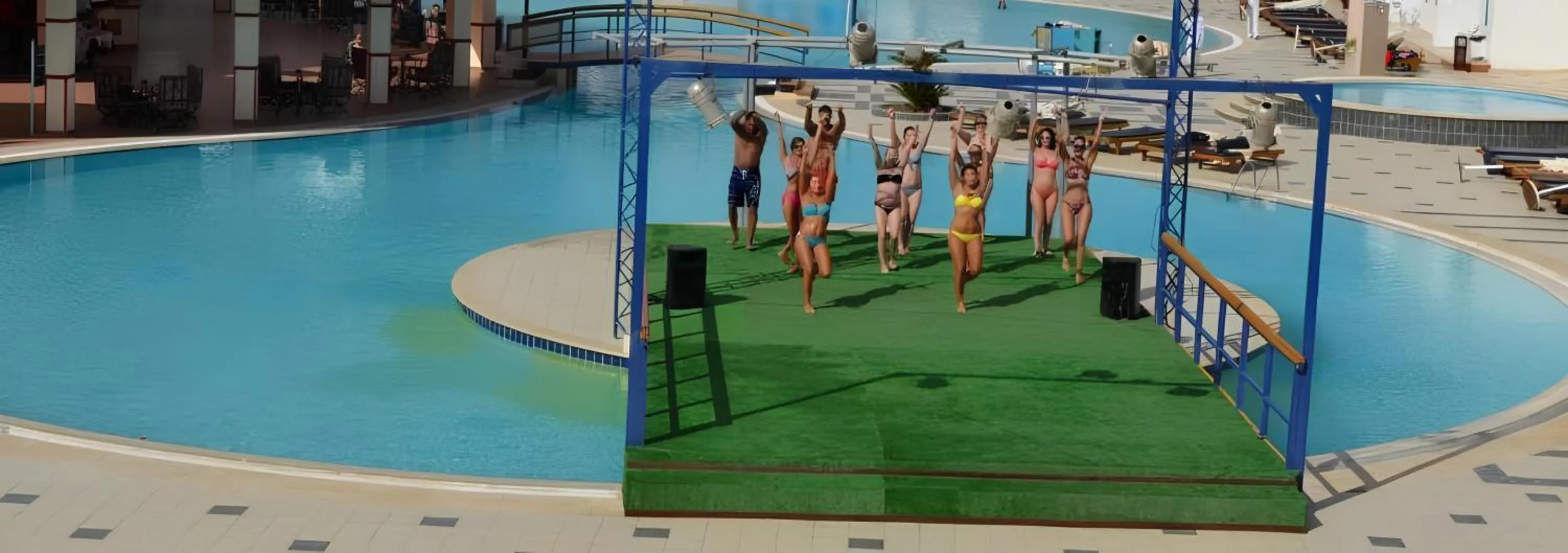 People in Sharm Holiday Resort