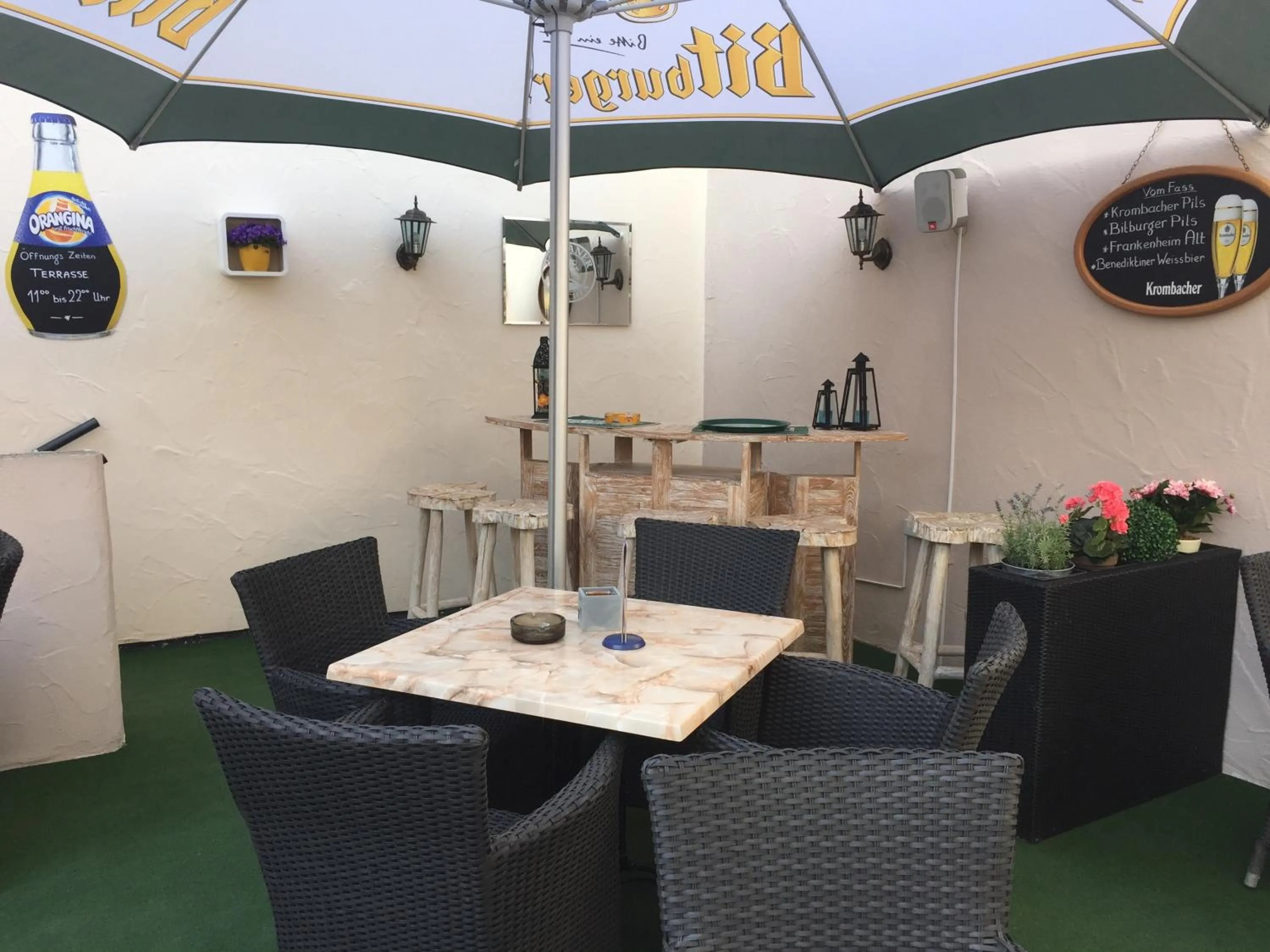 Balcony/Terrace in Hotel Zur Dorfschänke