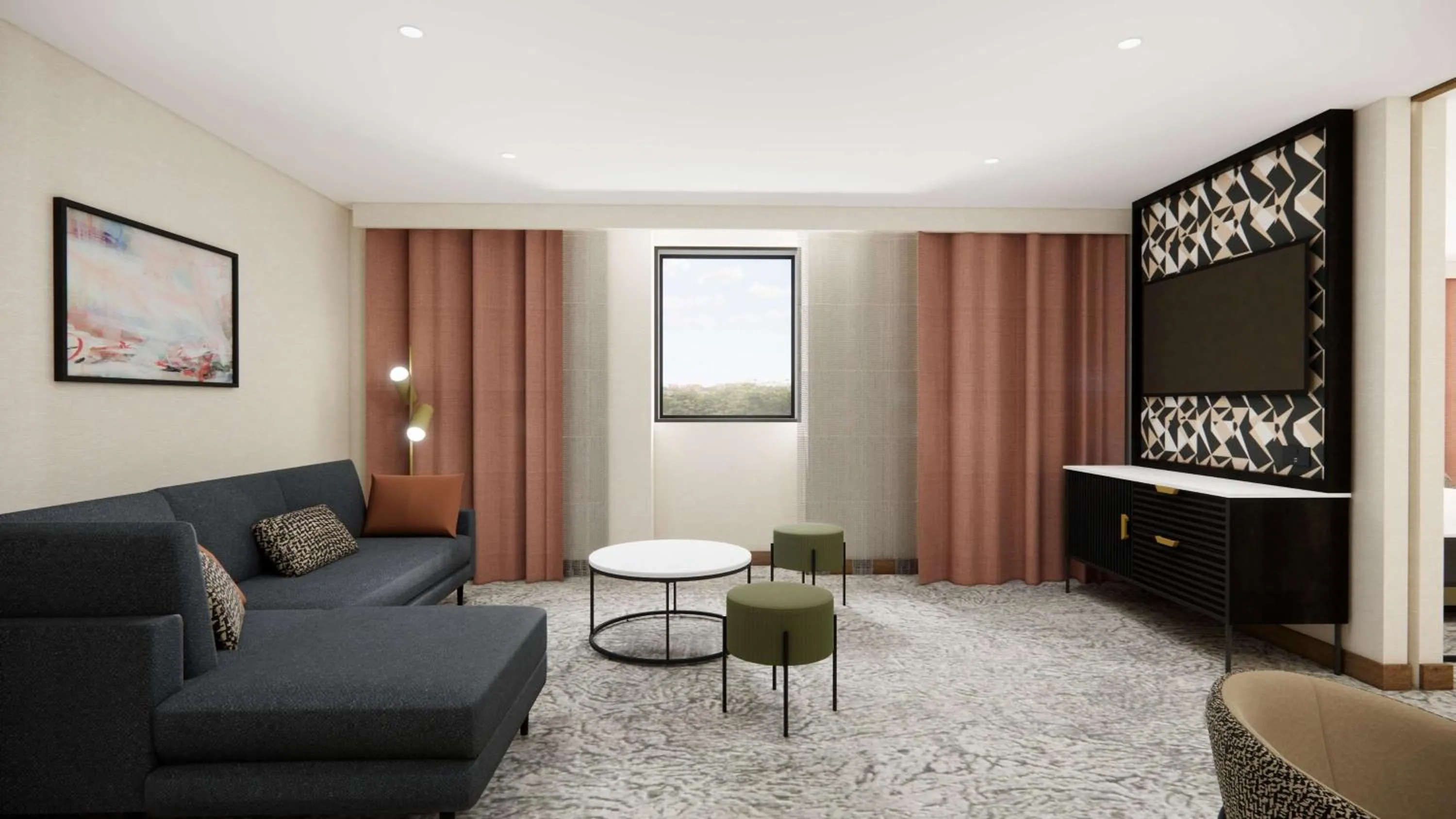 Living room in Doubletree By Hilton Sheffield City