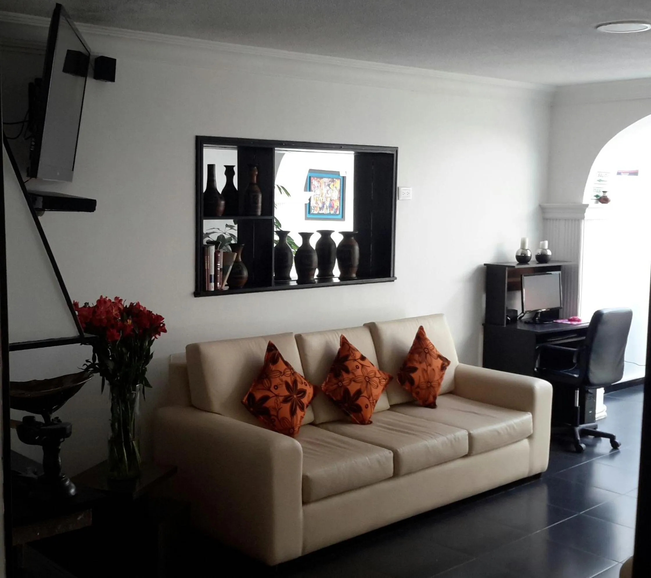 Living room in Hotel Central House a 5 min de la Embajada Americana