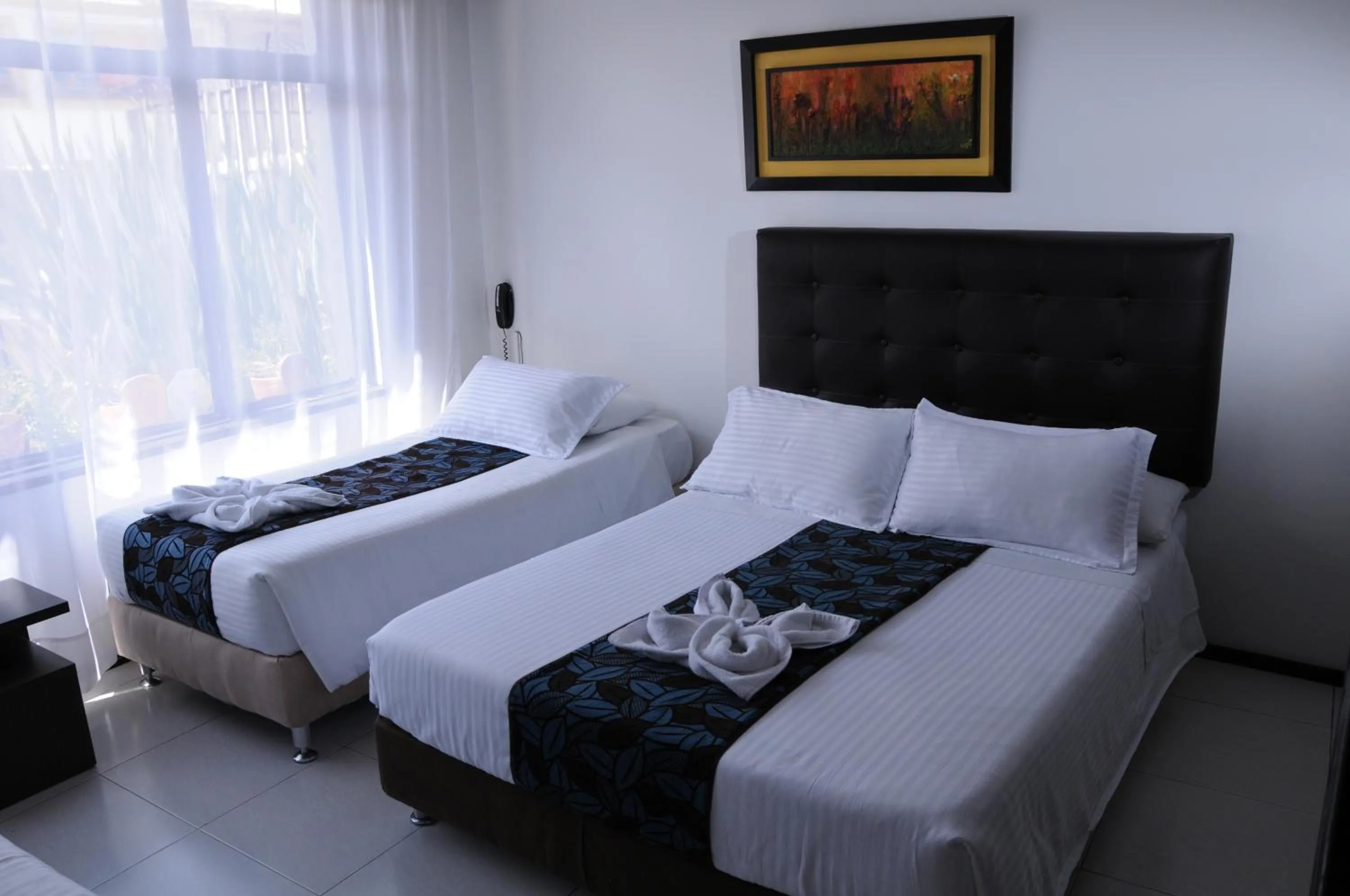 Bed in Hotel Central House a 5 min de la Embajada Americana