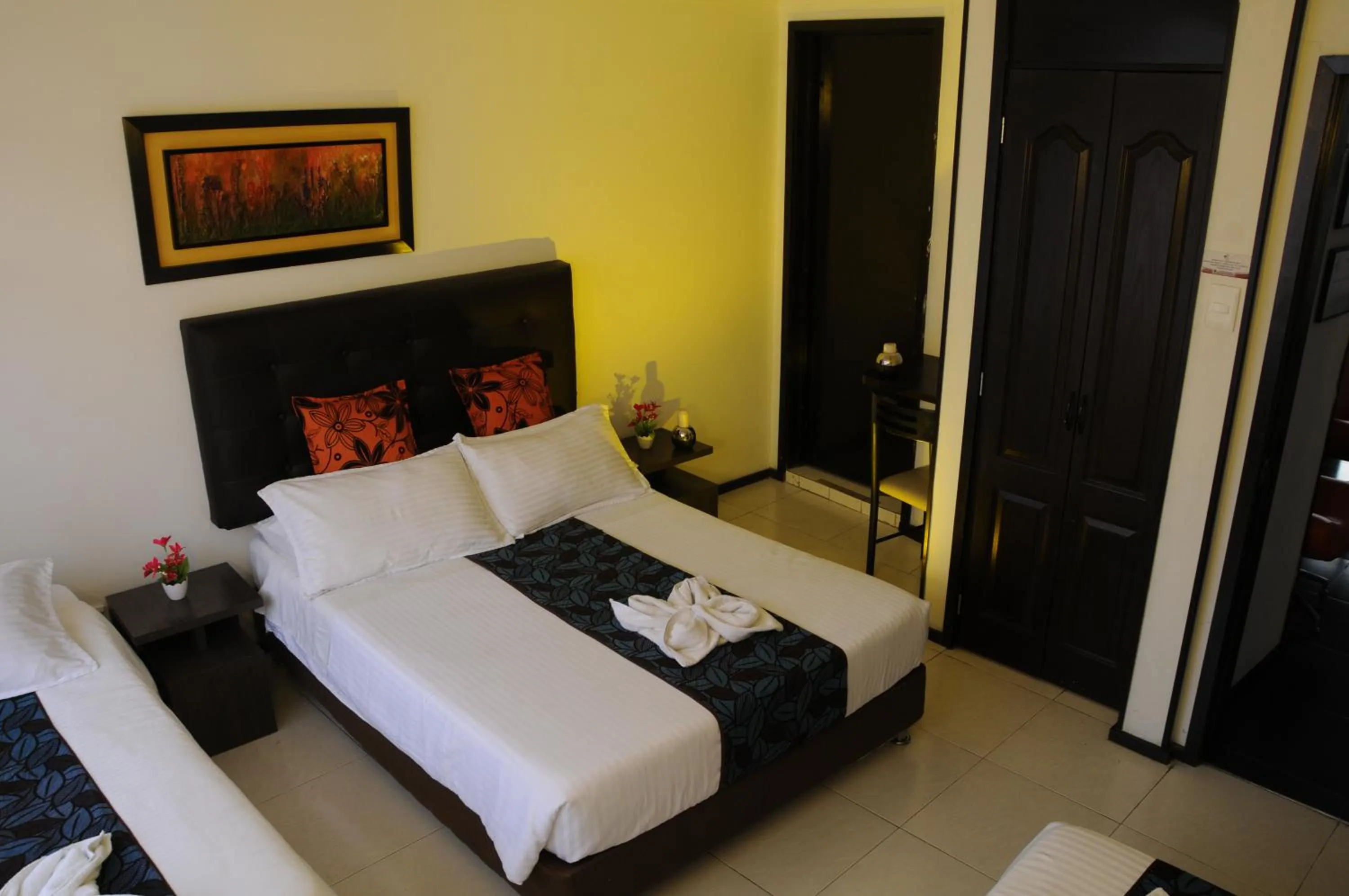 Bed in Hotel Central House a 5 min de la Embajada Americana