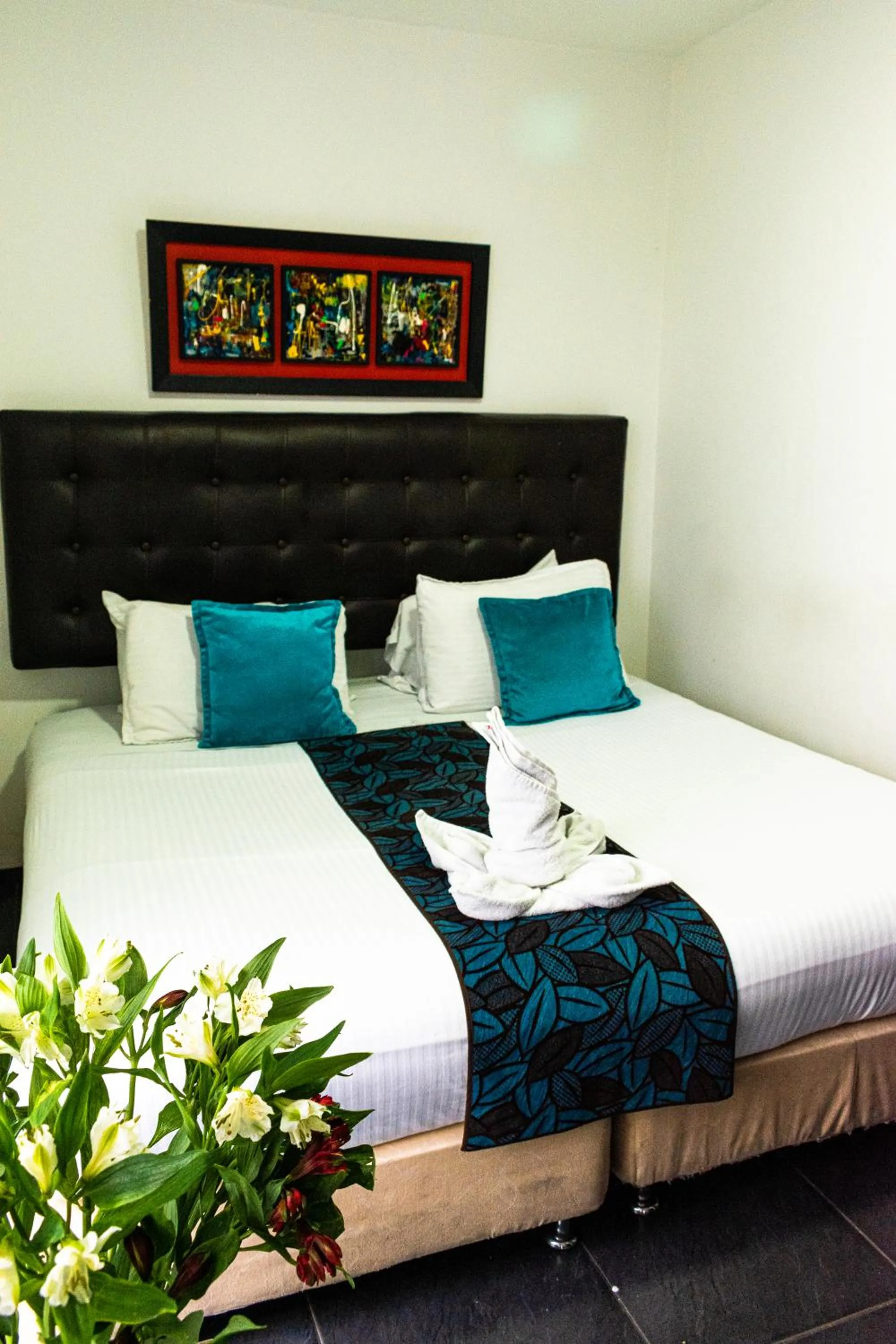 Bedroom, Bed in Hotel Central House a 5 min de la Embajada Americana