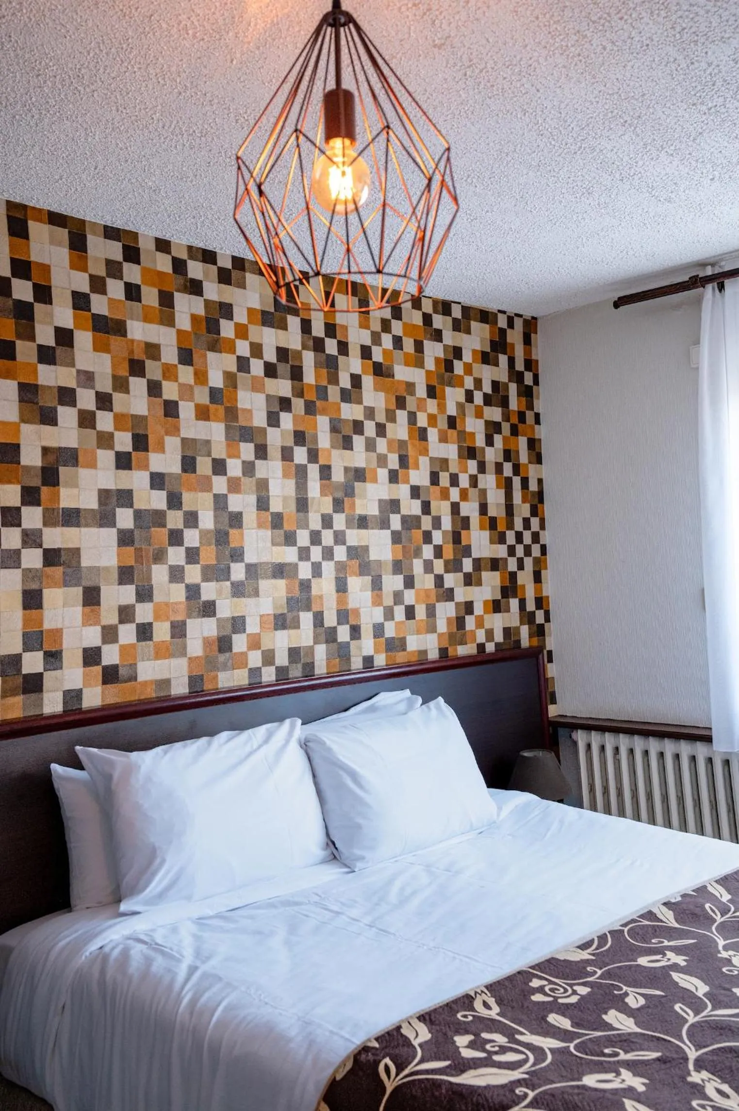 Bedroom, Bed in Logis Hôtel Le Bellevue