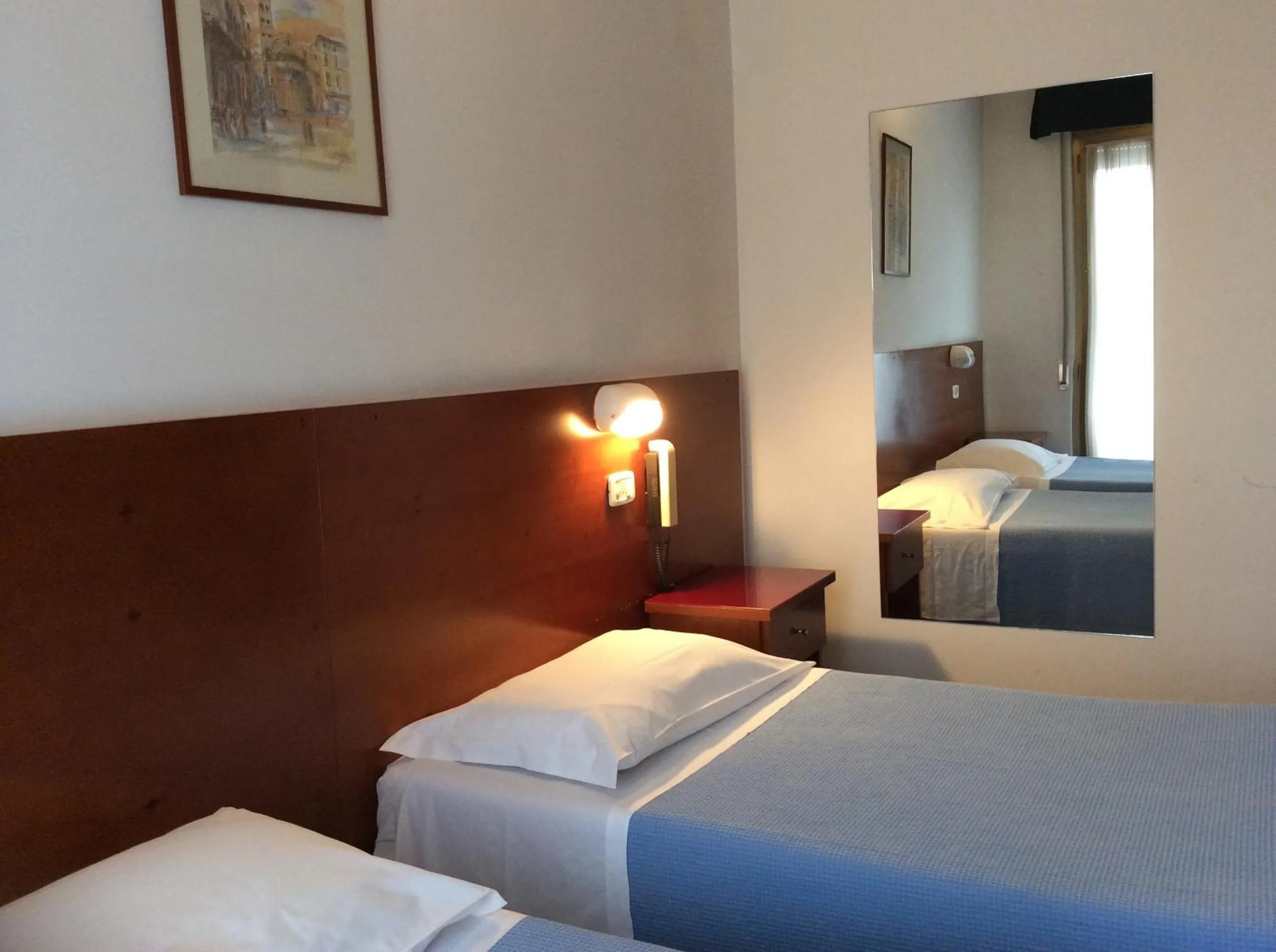 Bed in Hotel San Marco