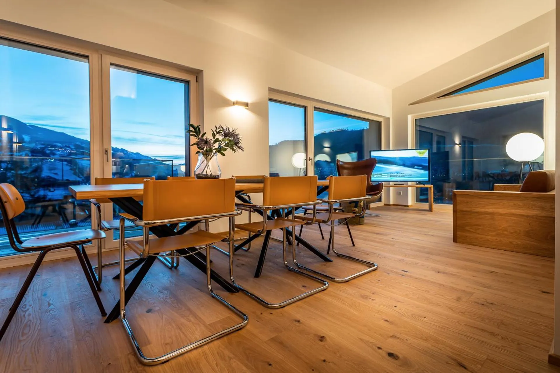 Living room in Boutique Aparthotel Chalets Coburg