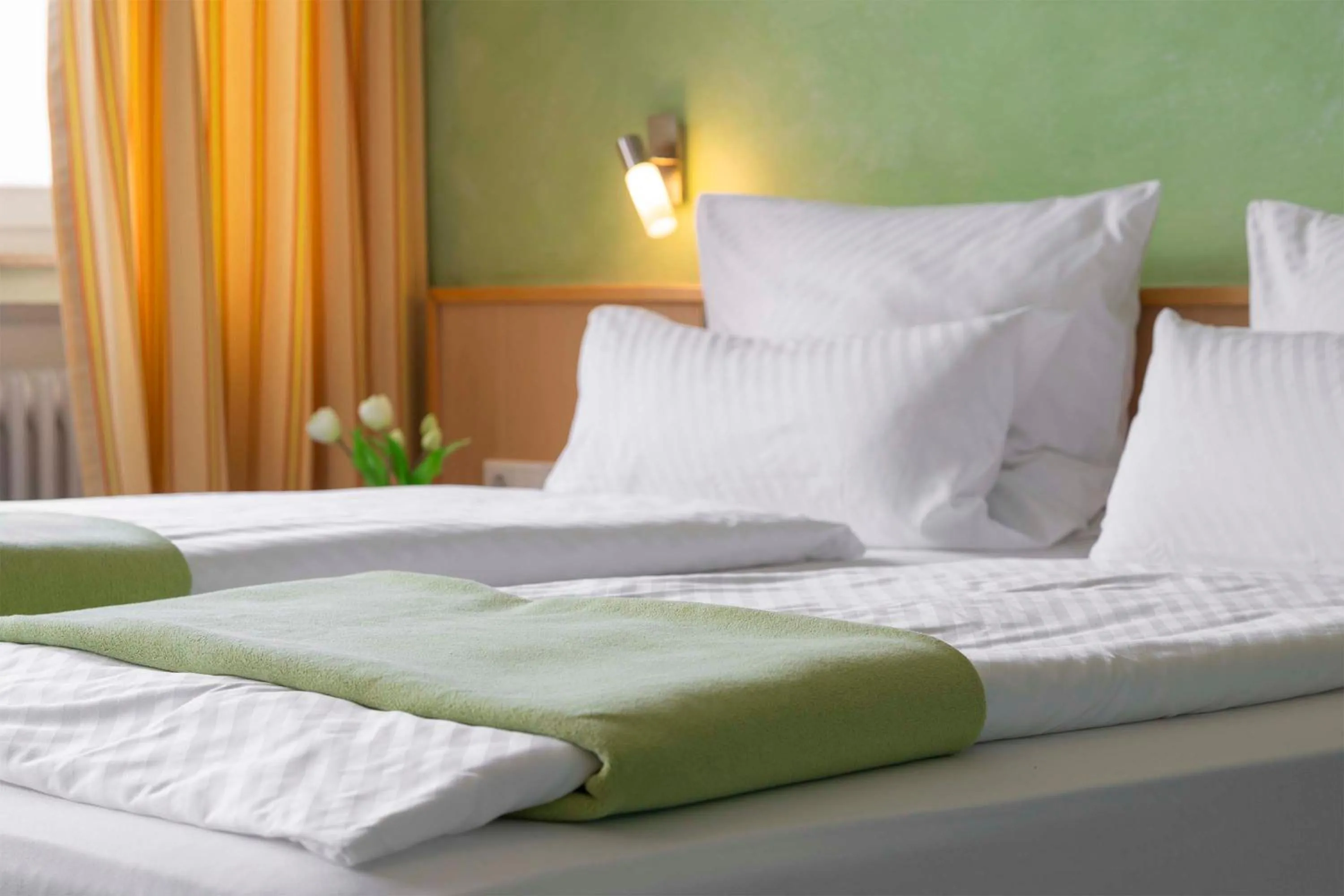 Bed in Waldhotel Brand's Busch