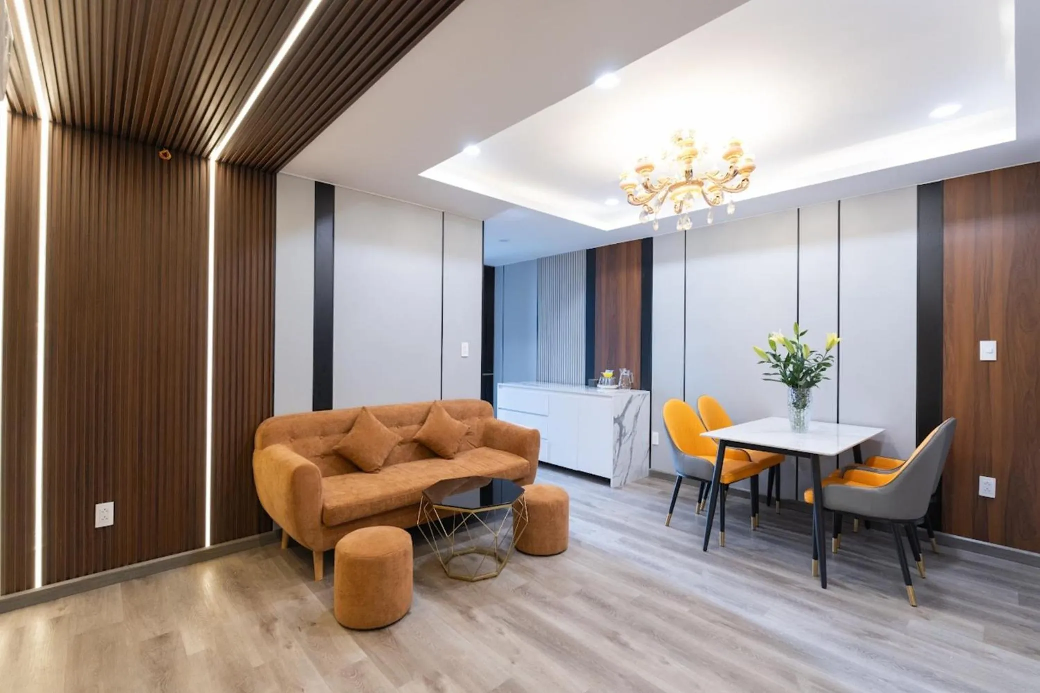 Living room in Dalat Center Residence