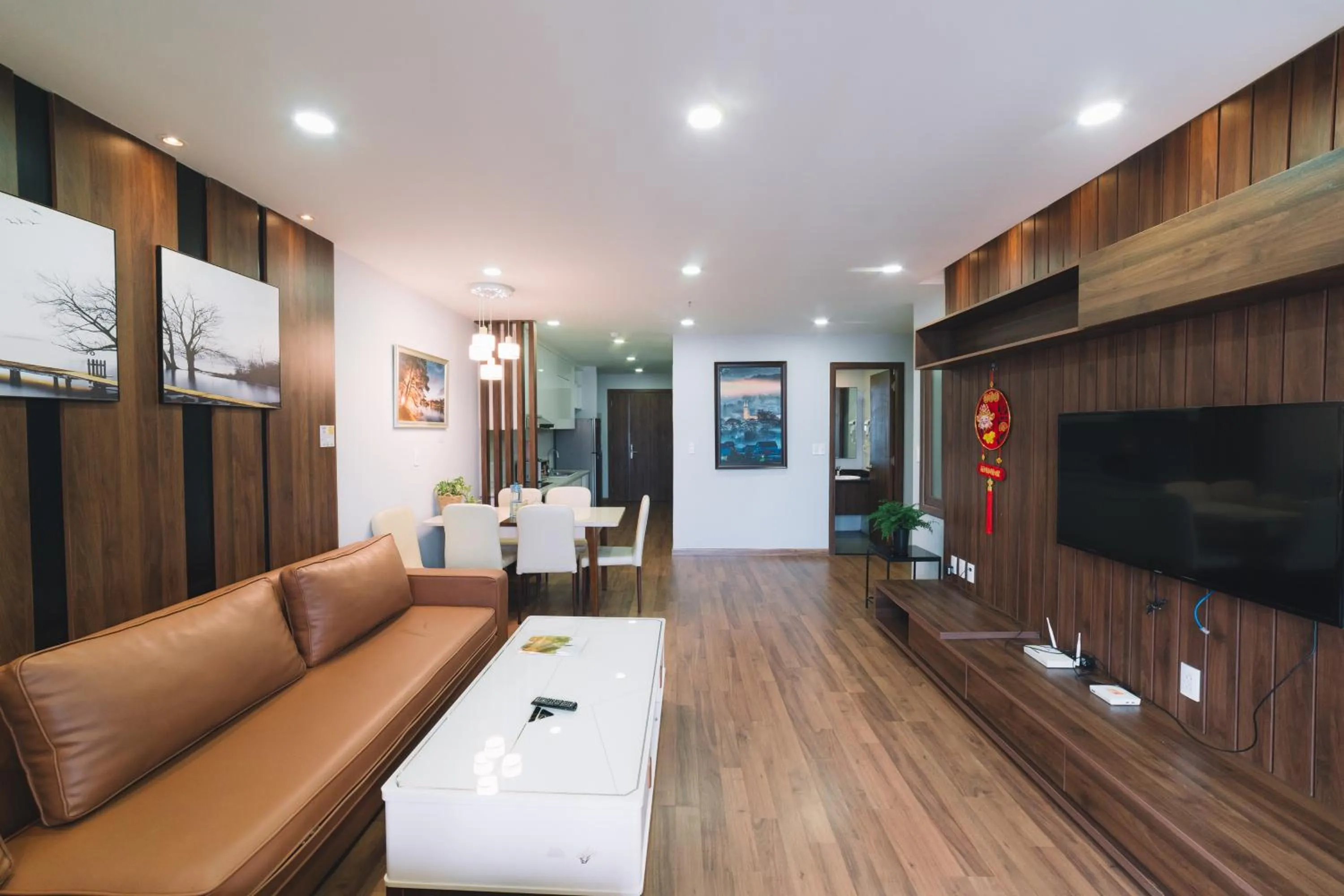 Communal lounge/ TV room in Dalat Center Residence