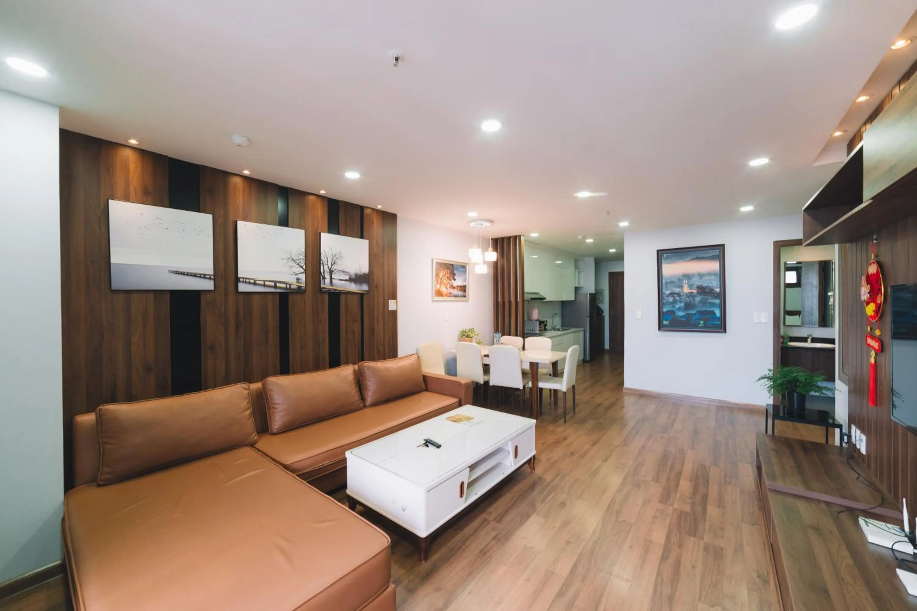 Communal lounge/ TV room in Dalat Center Residence