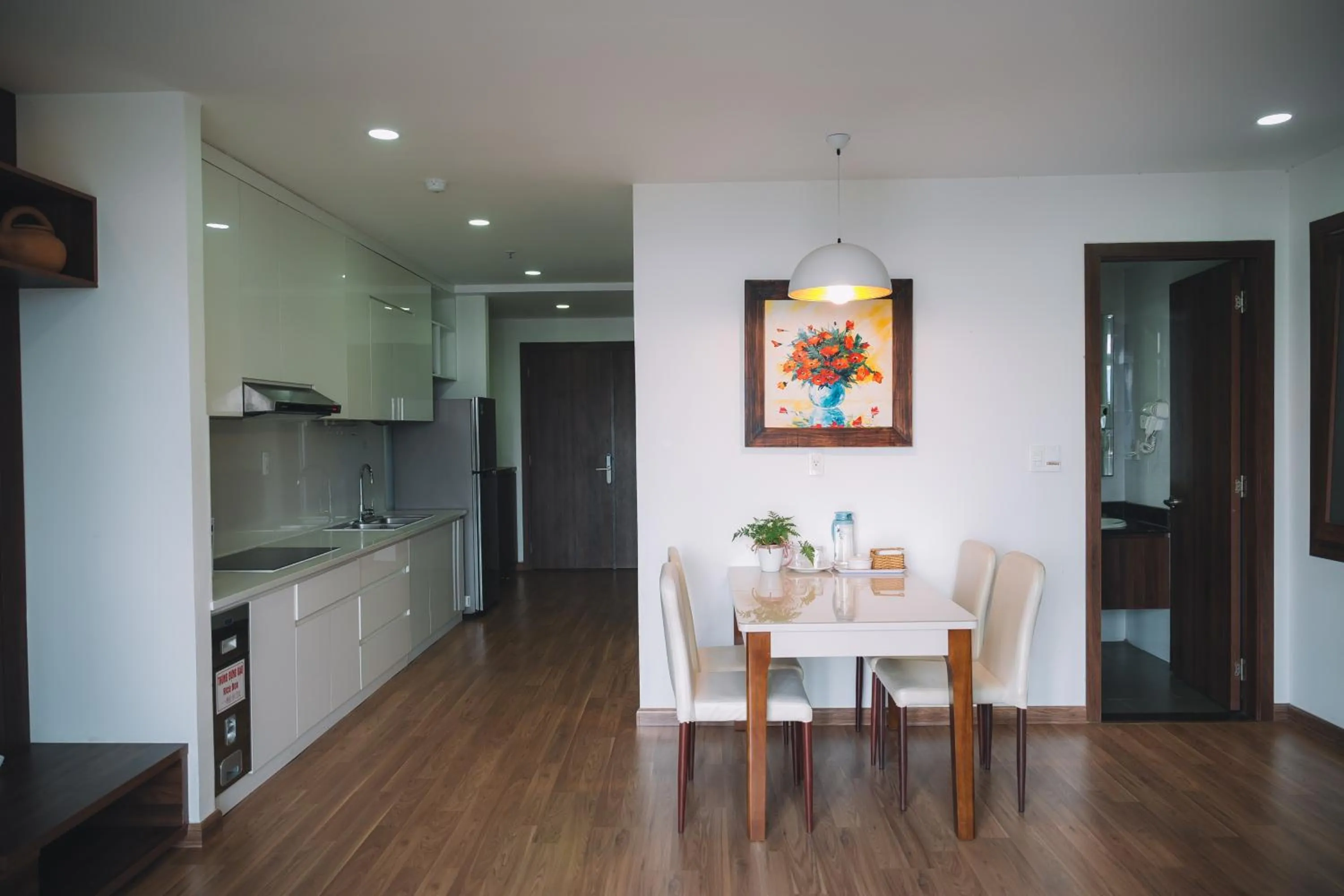 Kitchen or kitchenette in Dalat Center Residence