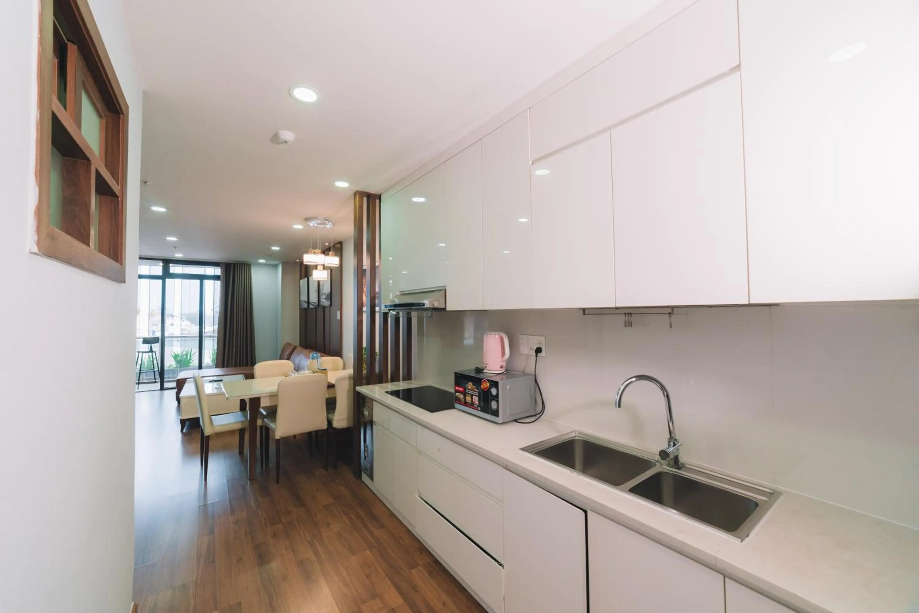 Kitchen or kitchenette in Dalat Center Residence