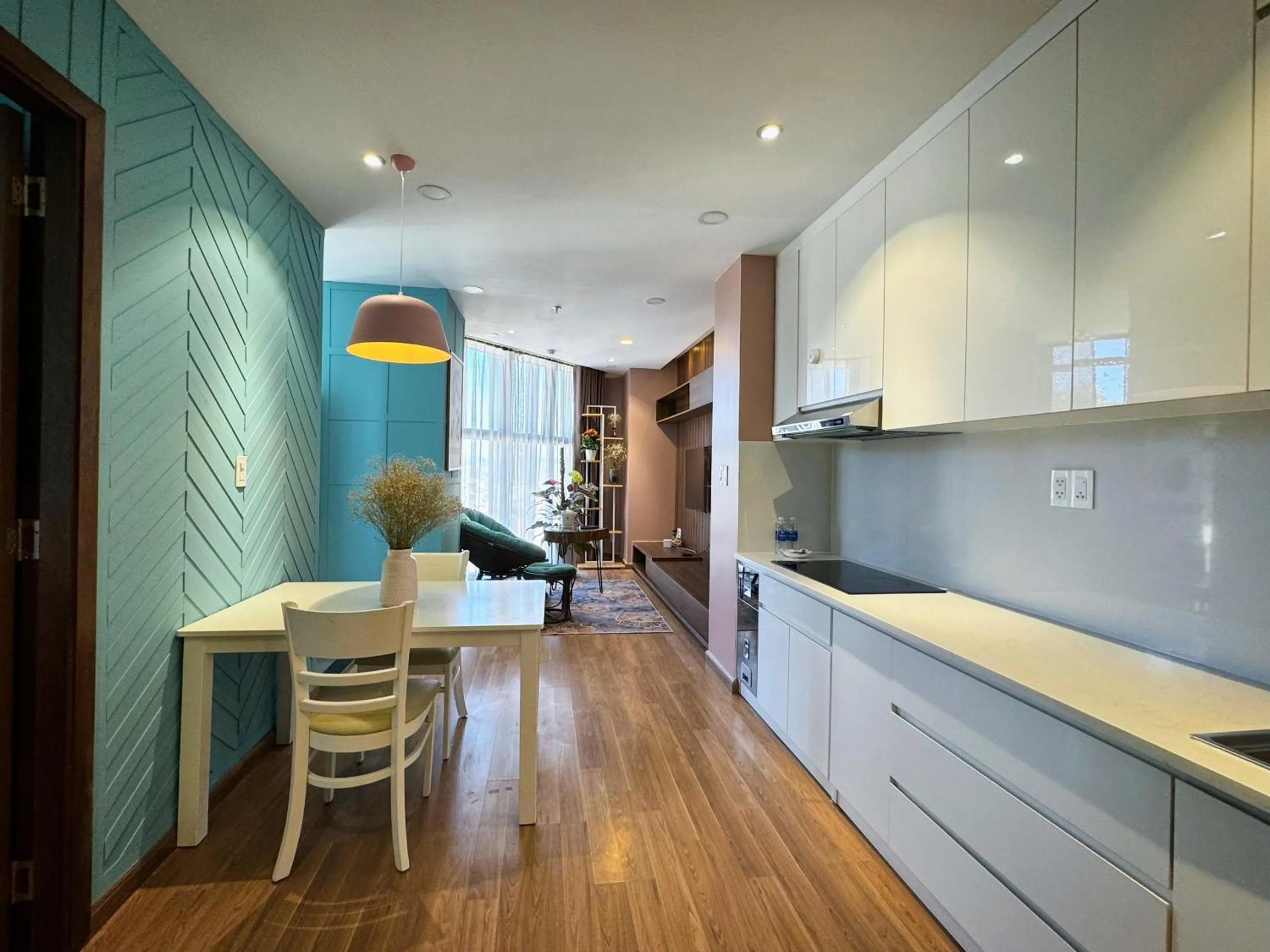 Kitchen or kitchenette in Dalat Center Residence