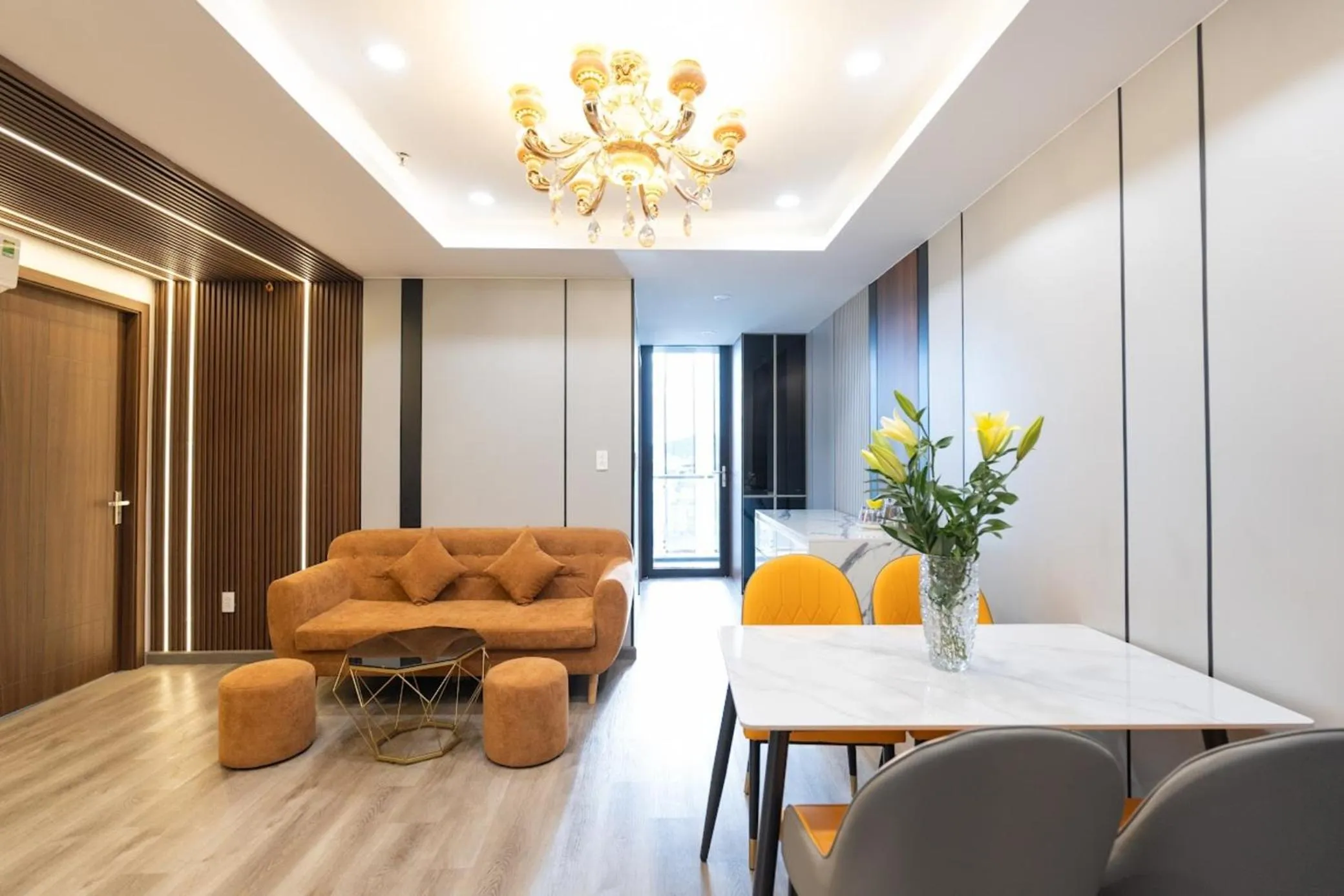 Living room in Dalat Center Residence