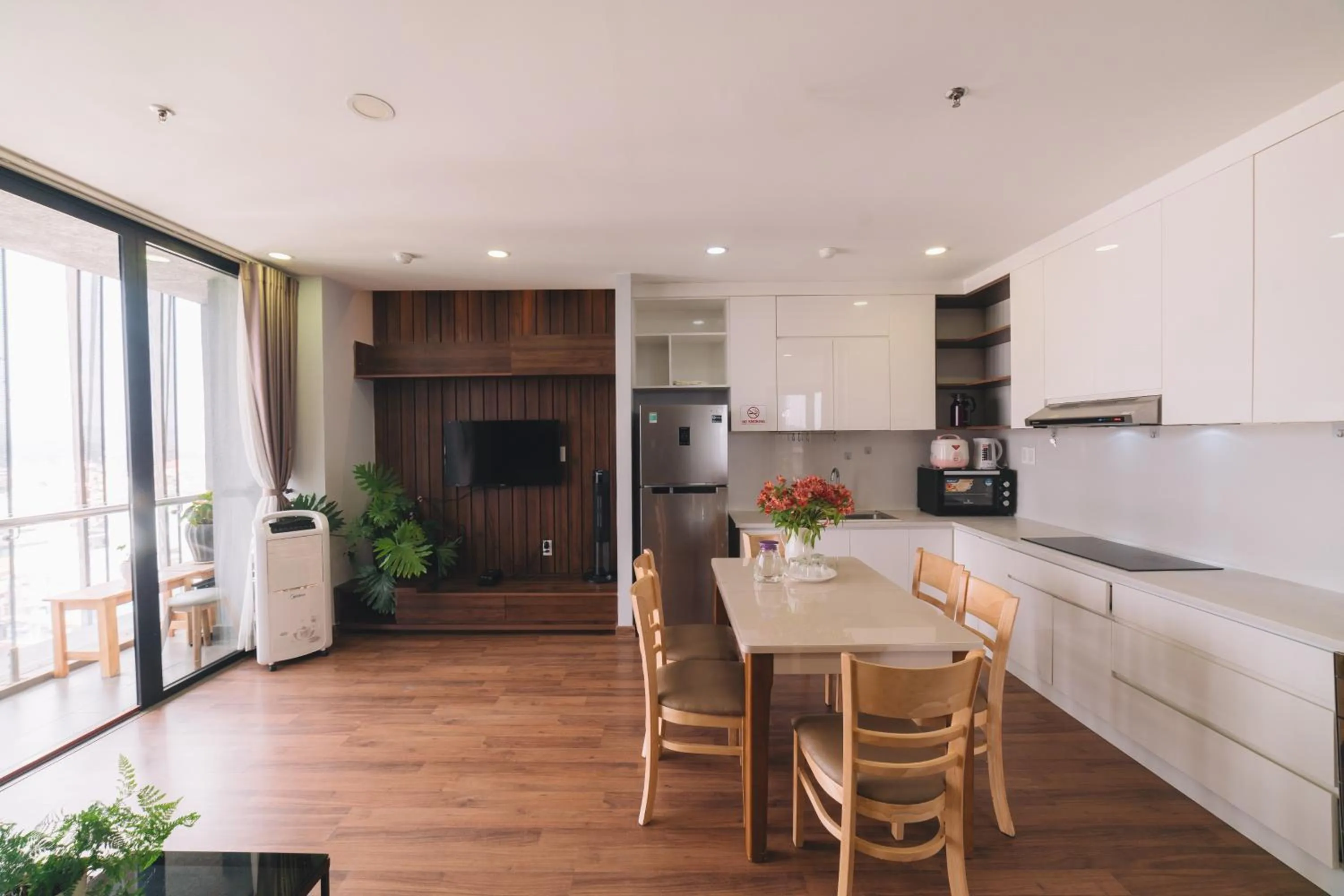 Kitchen or kitchenette in Dalat Center Residence