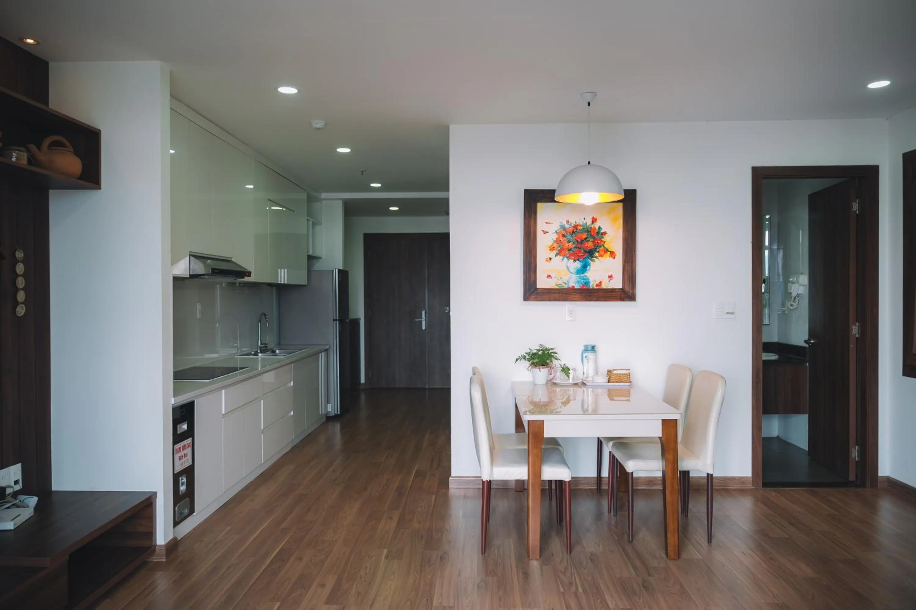 Kitchen or kitchenette in Dalat Center Residence