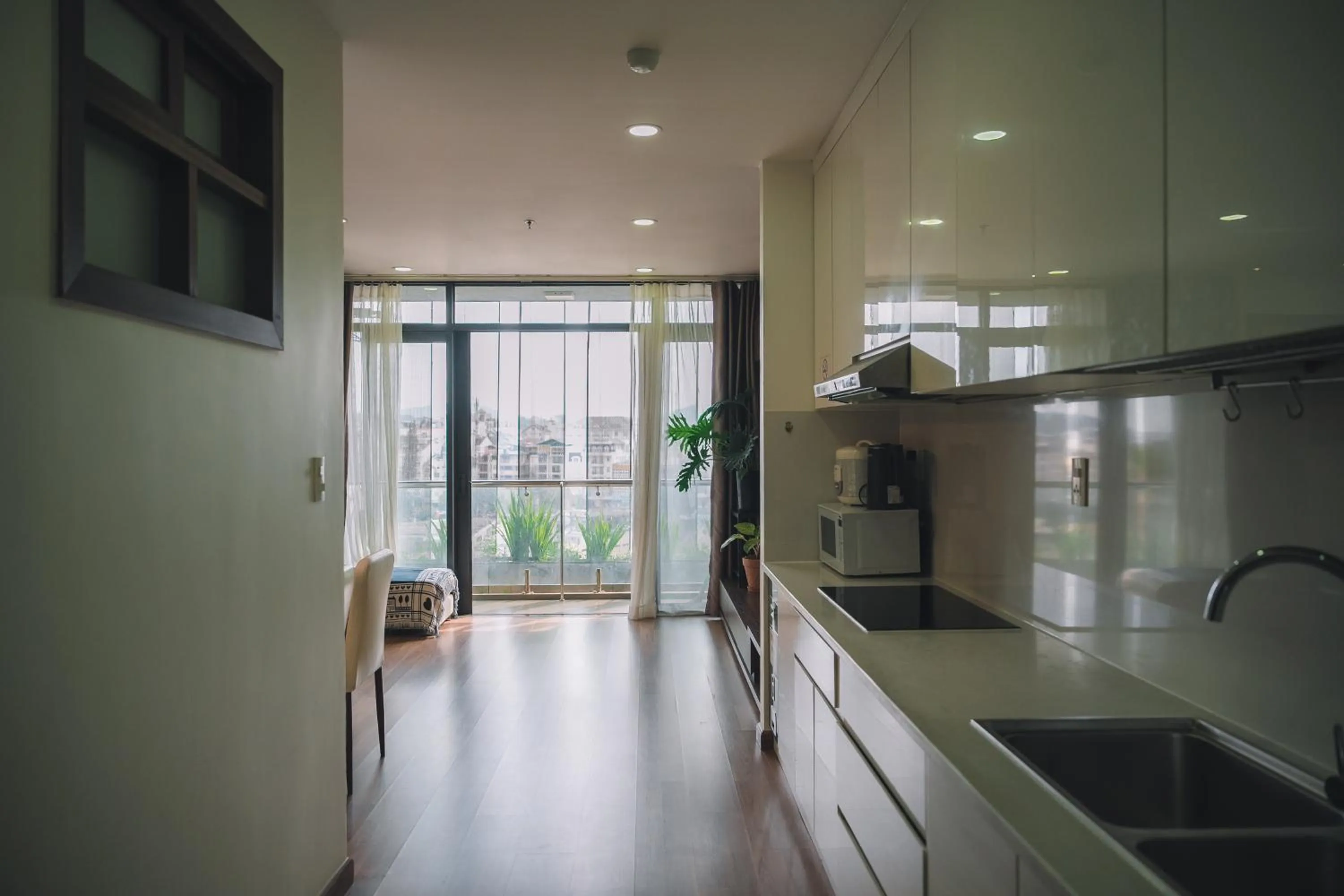 Kitchen or kitchenette in Dalat Center Residence
