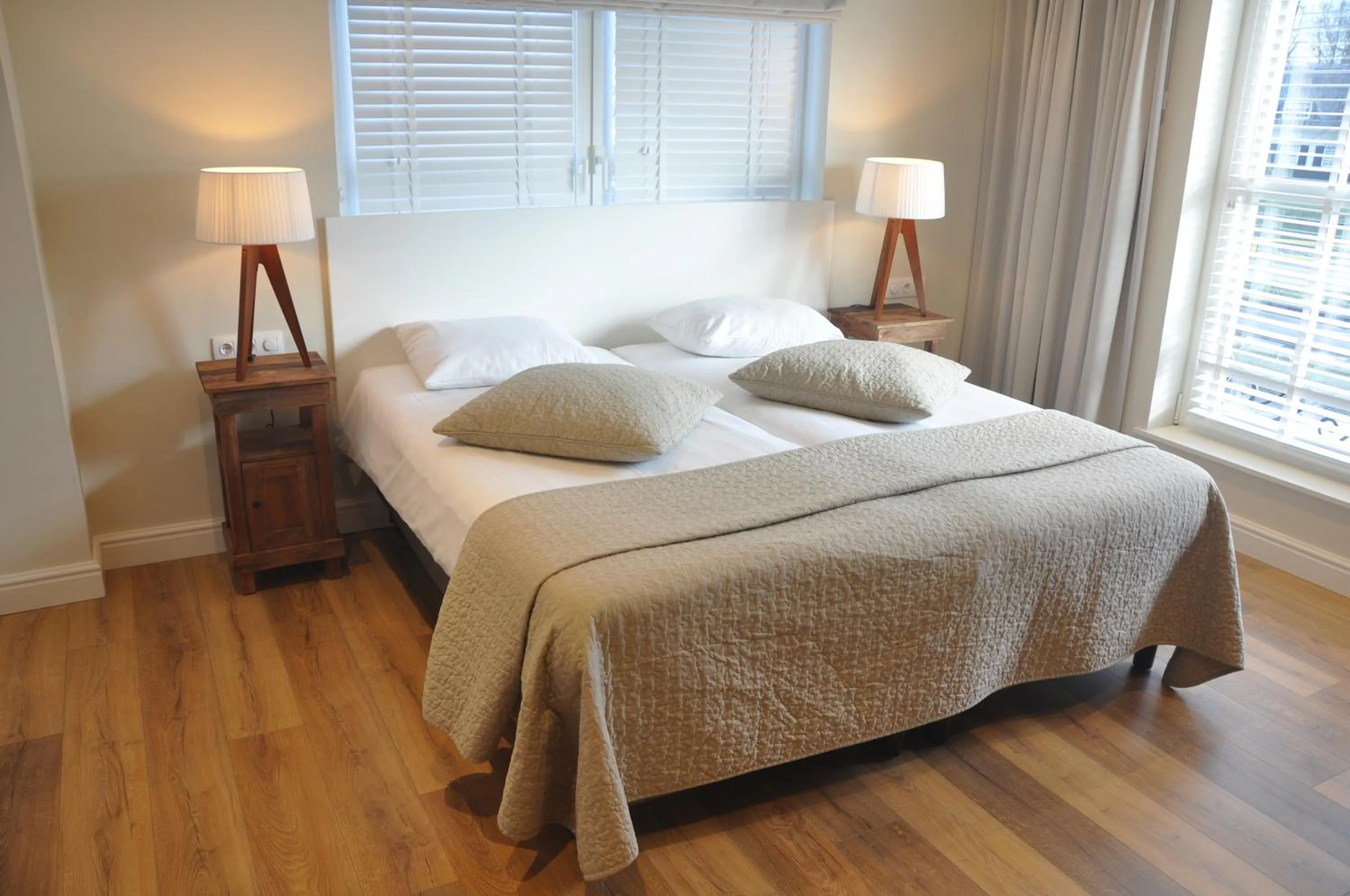 Bed in Hotel Sanders de Paauw