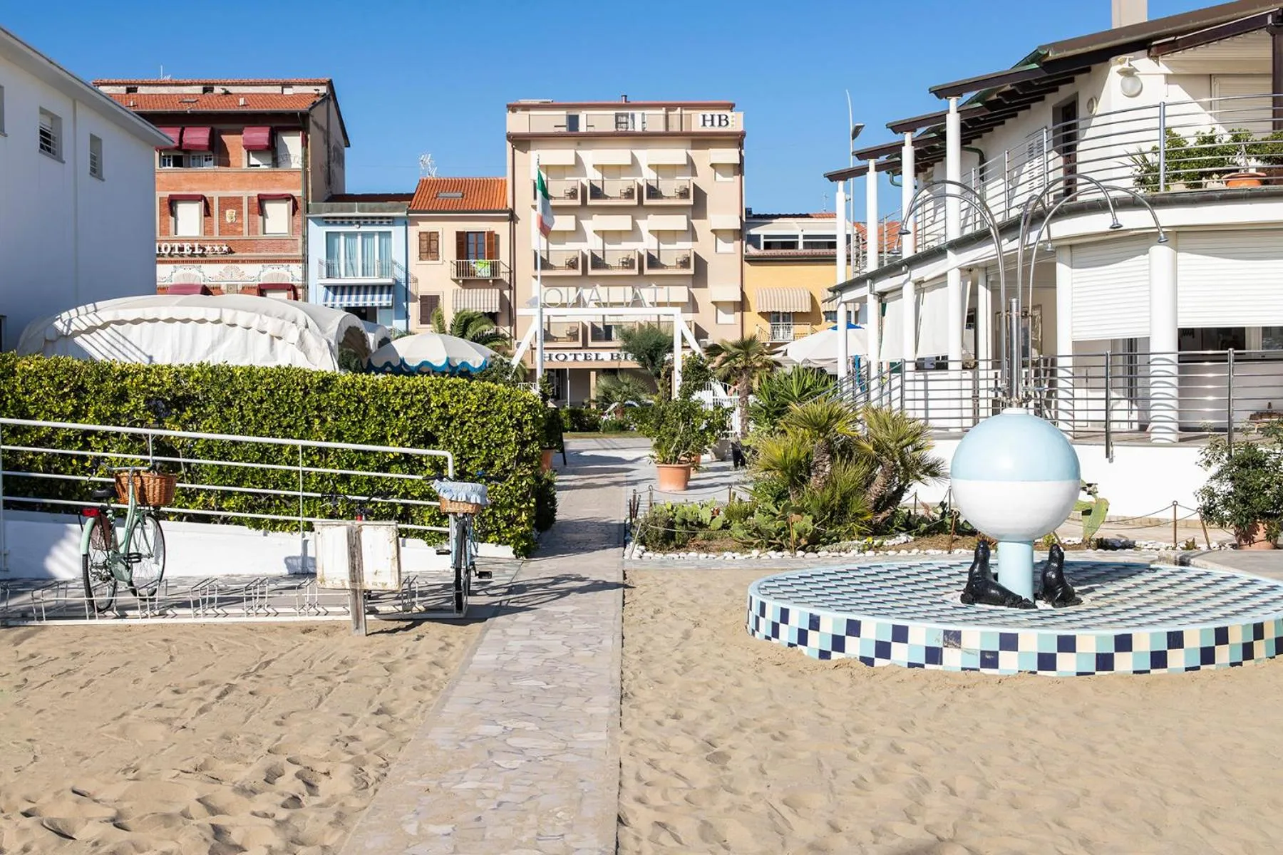 Garden in Hotel Biagi & Residence