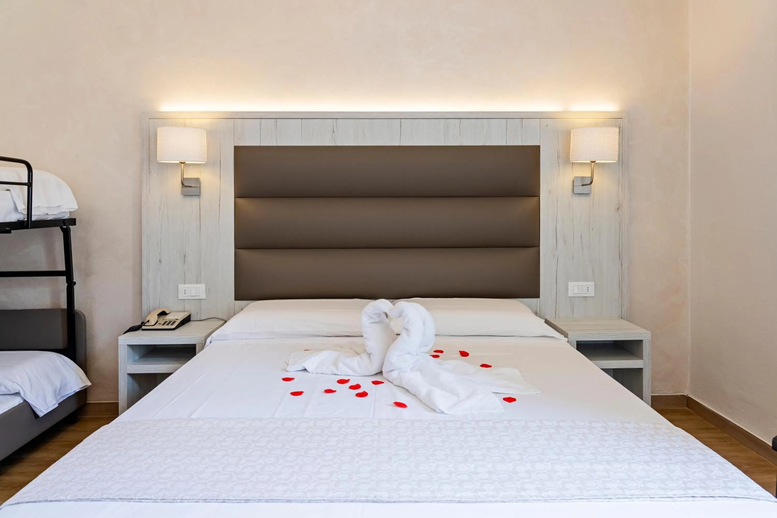 Bed in Hotel Biagi & Residence