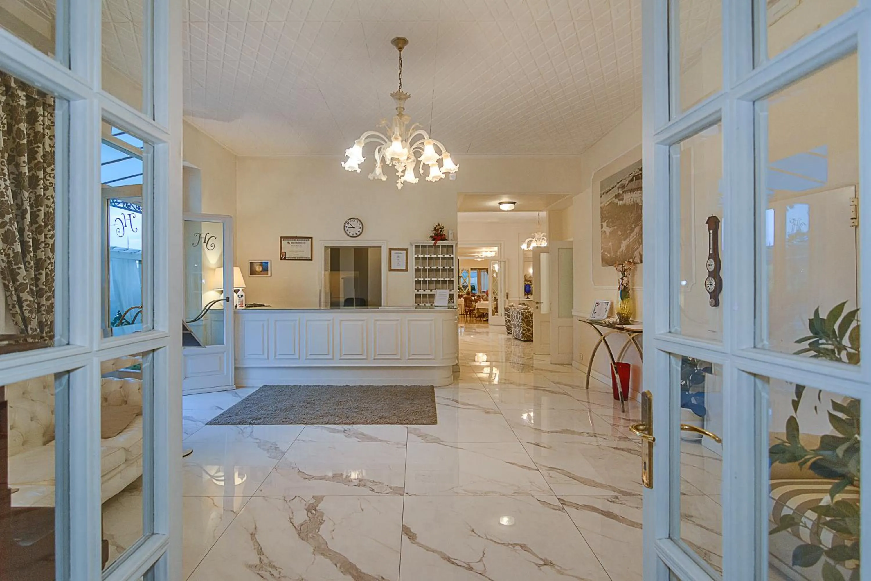 Lobby or reception in Hotel Coluccini