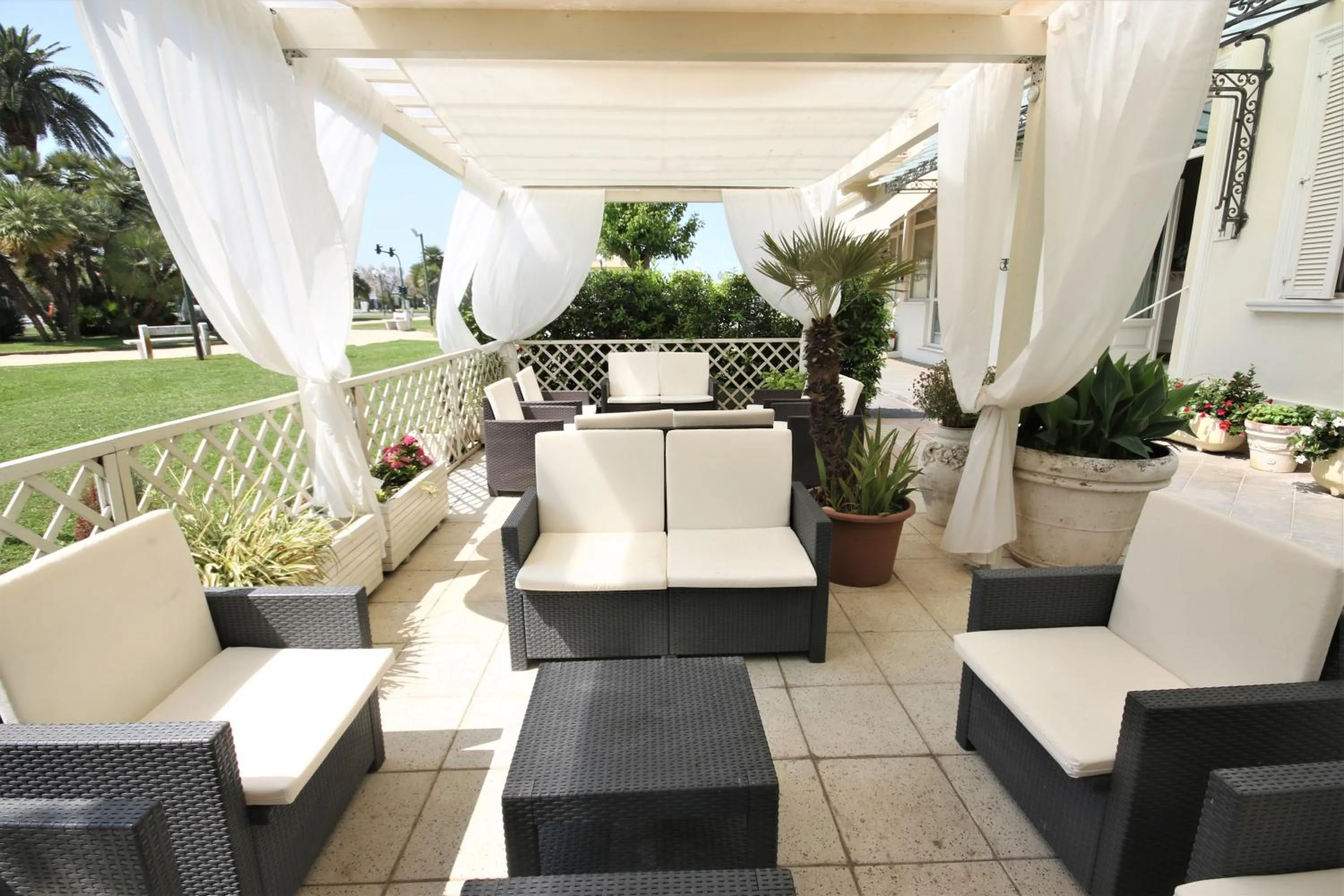 Patio in Hotel Coluccini