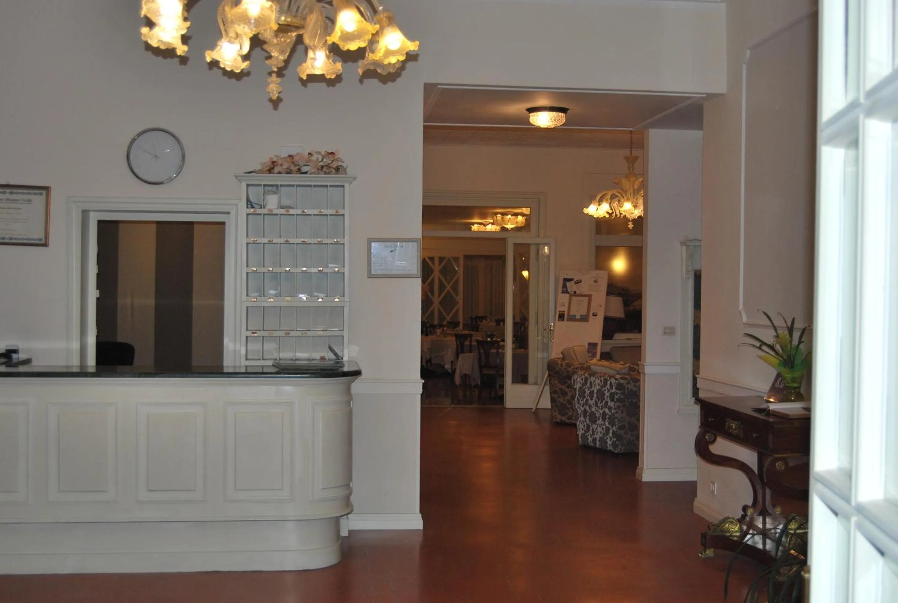 Lobby or reception in Hotel Coluccini