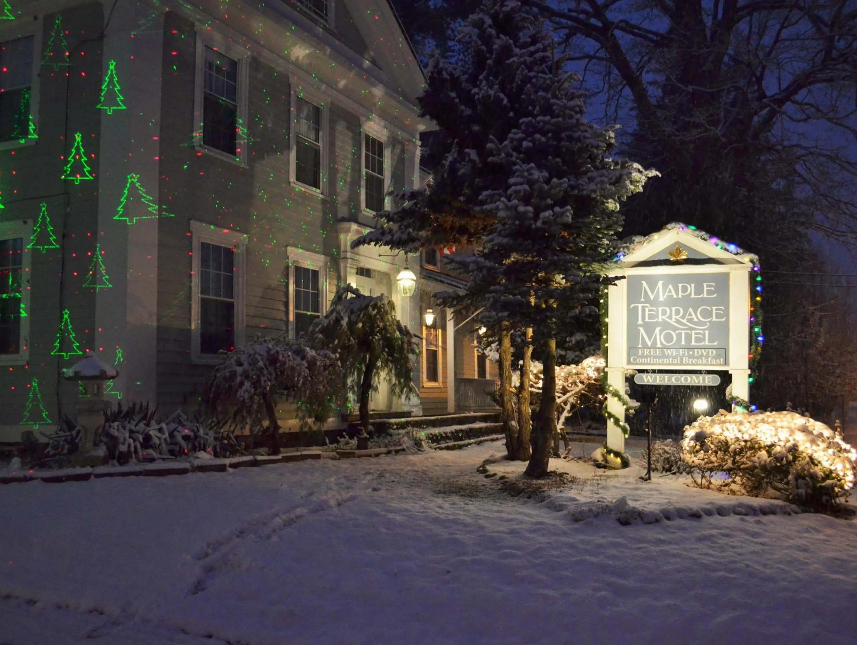 Property logo or sign in Maple Terrace Motel