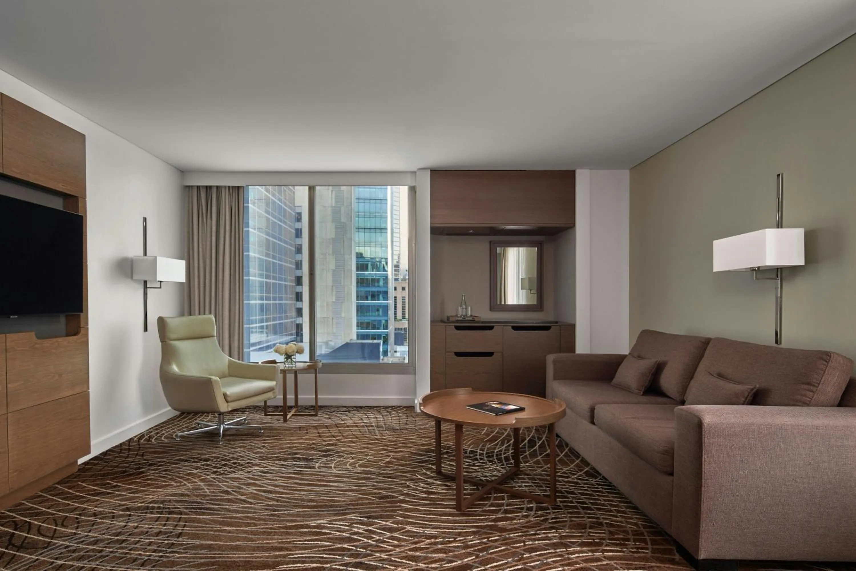 Bedroom in Melbourne Marriott Hotel