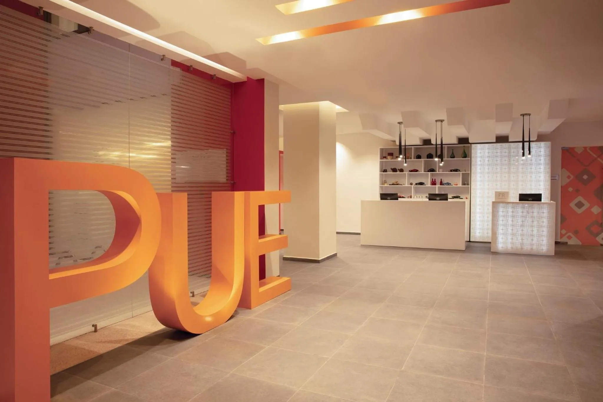 Lobby or reception in Fiesta Inn Express Puebla Explanada