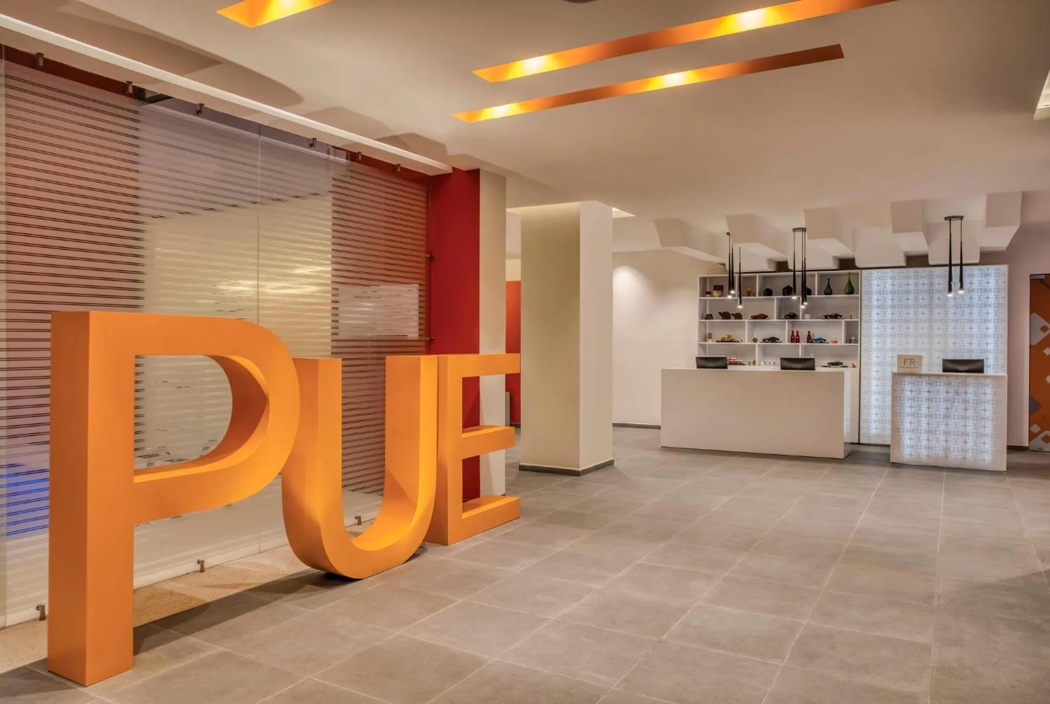 Living room in Fiesta Inn Express Puebla Explanada