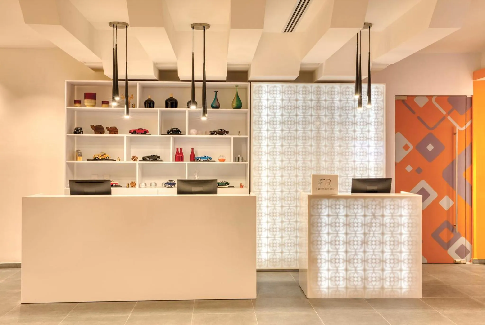 Lobby or reception in Fiesta Inn Express Puebla Explanada