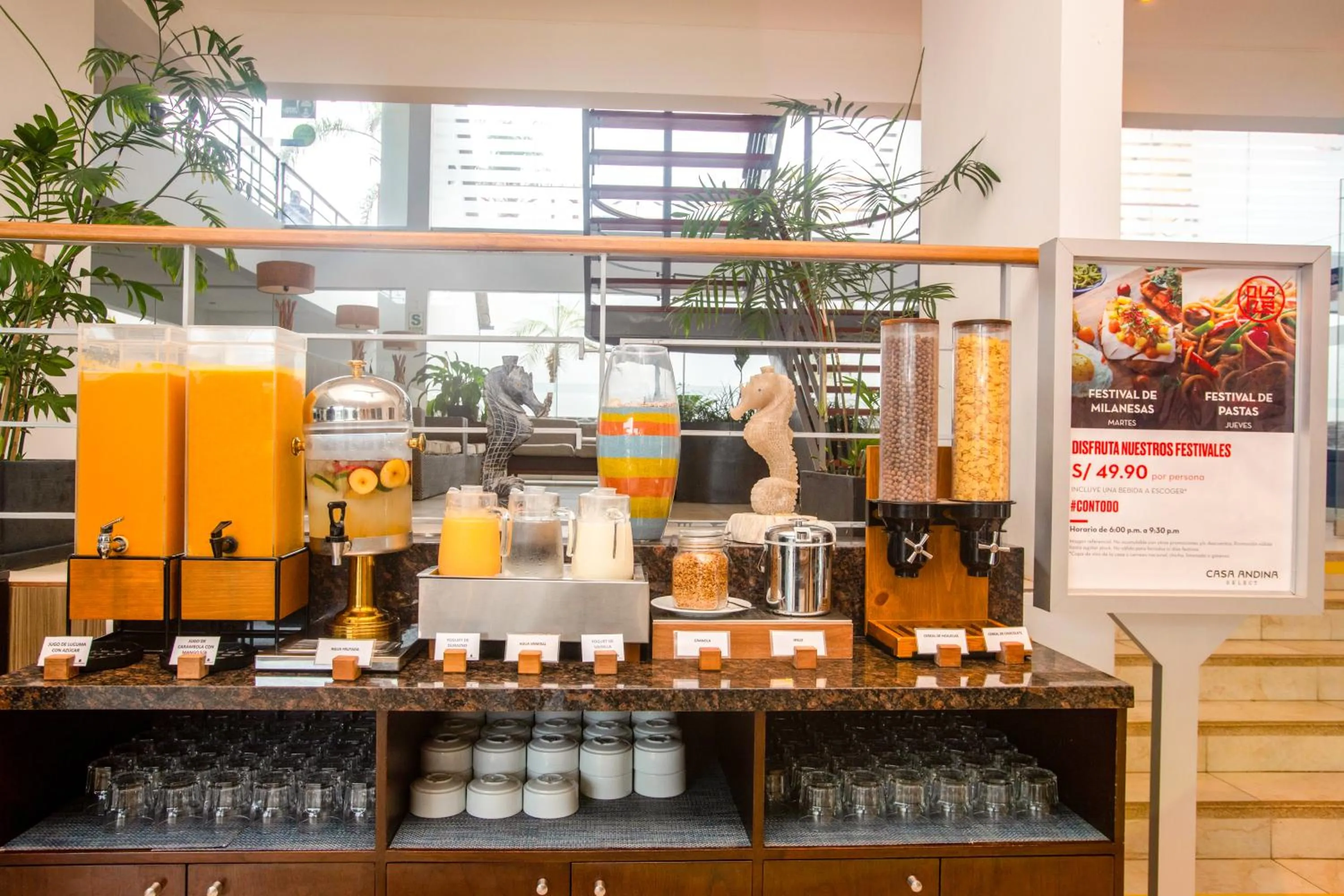 Buffet breakfast in Casa Andina Select Zorritos Tumbes