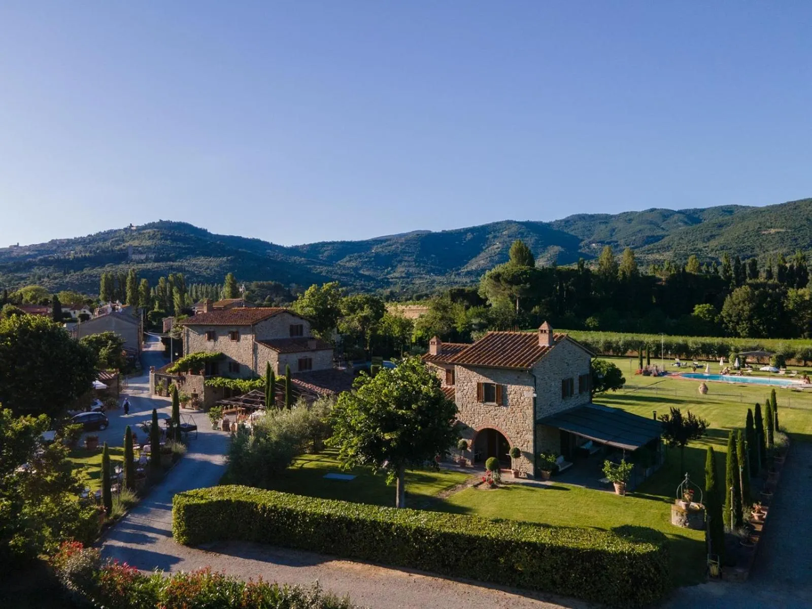Bird's eye view in Agriturismo I Pagliai